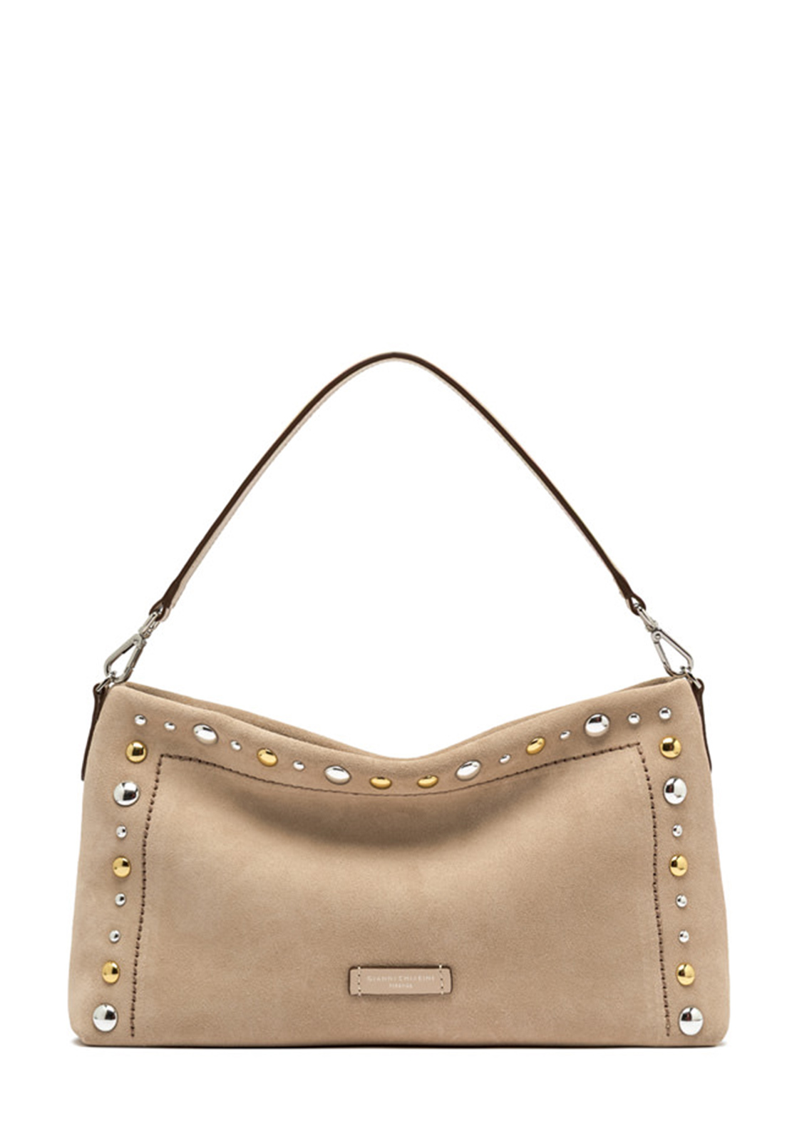 GIANNI CHIARINI BORSA IN CAMOSCIO CON BORCHIE ELISA