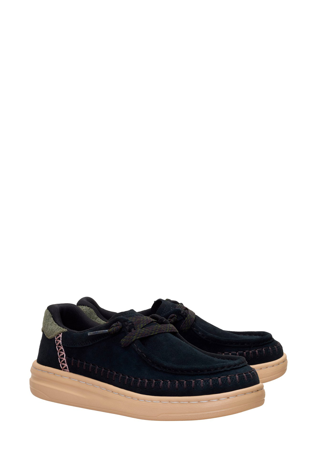 HEY DUDE SNEAKERS HARPER MOC CRAFTED SUEDE