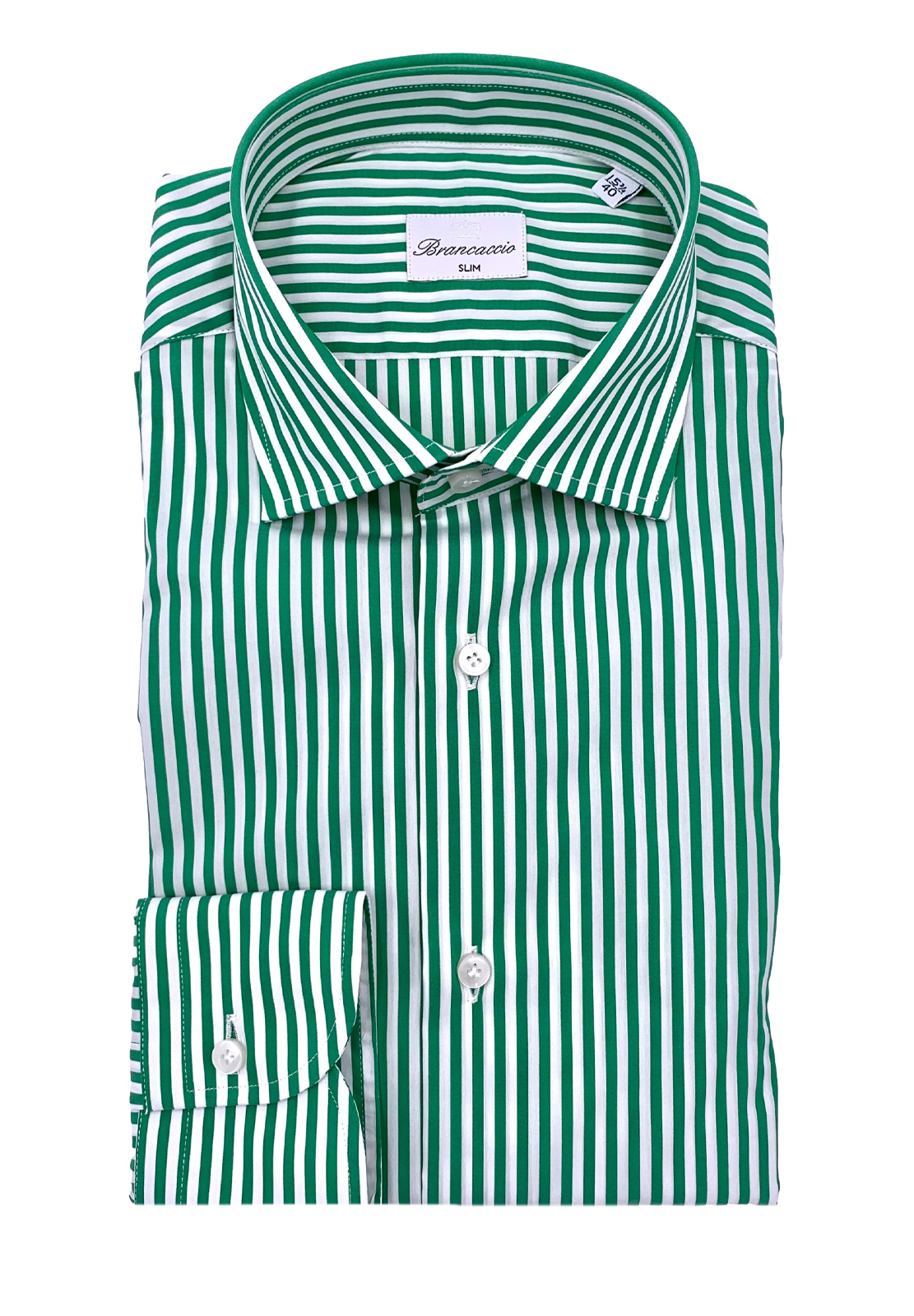 BRANCACCIO CAMICIA SLIM A RIGHE