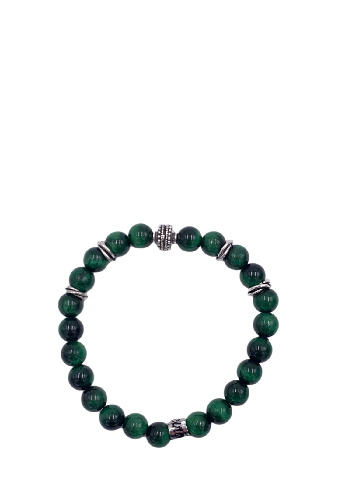 MANCINO BRACCIALE ELASTICO CON PIETRE NATURALI 8MM