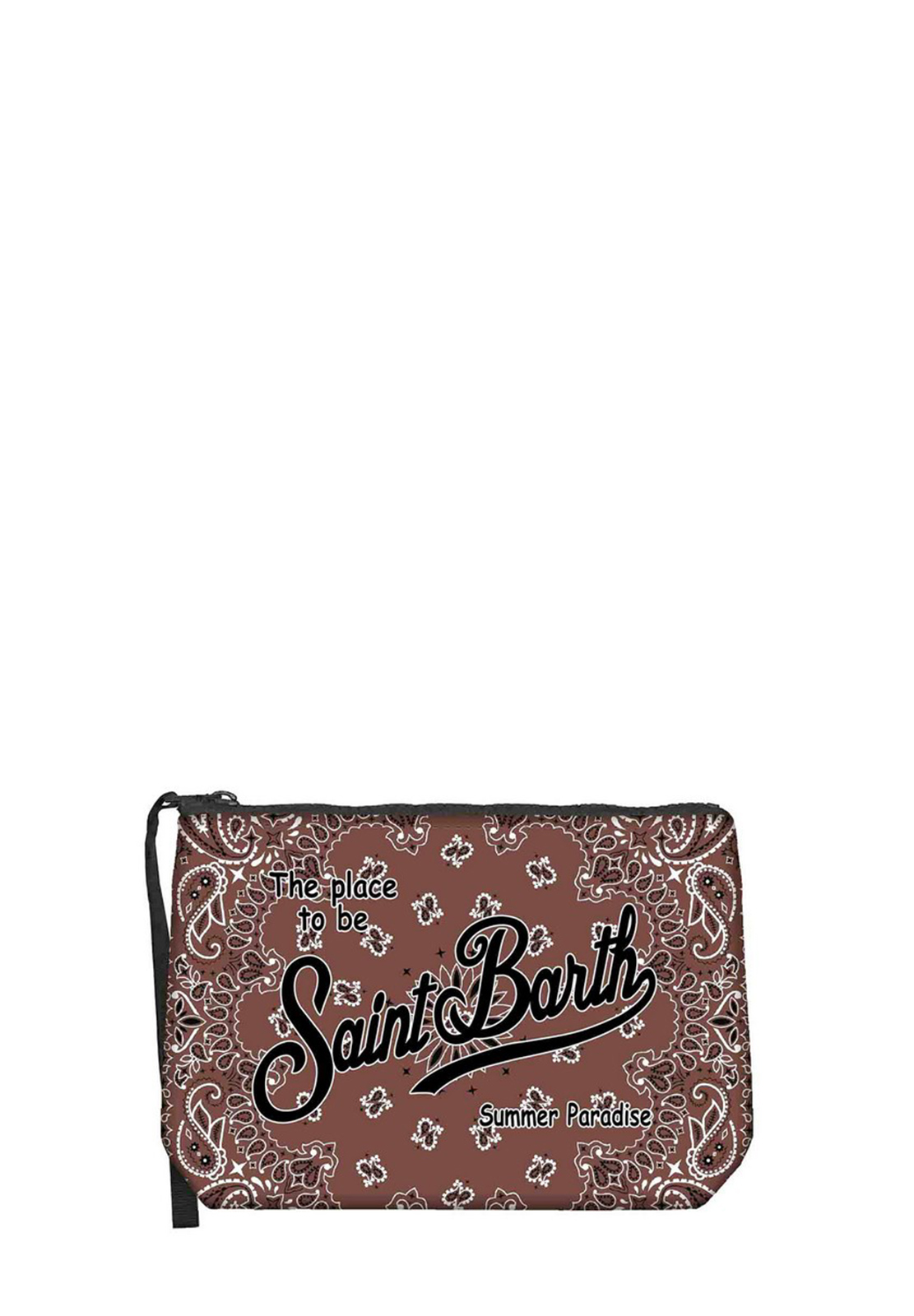SAINT BARTH POCHETTE ALINE STAMPA BANDANA