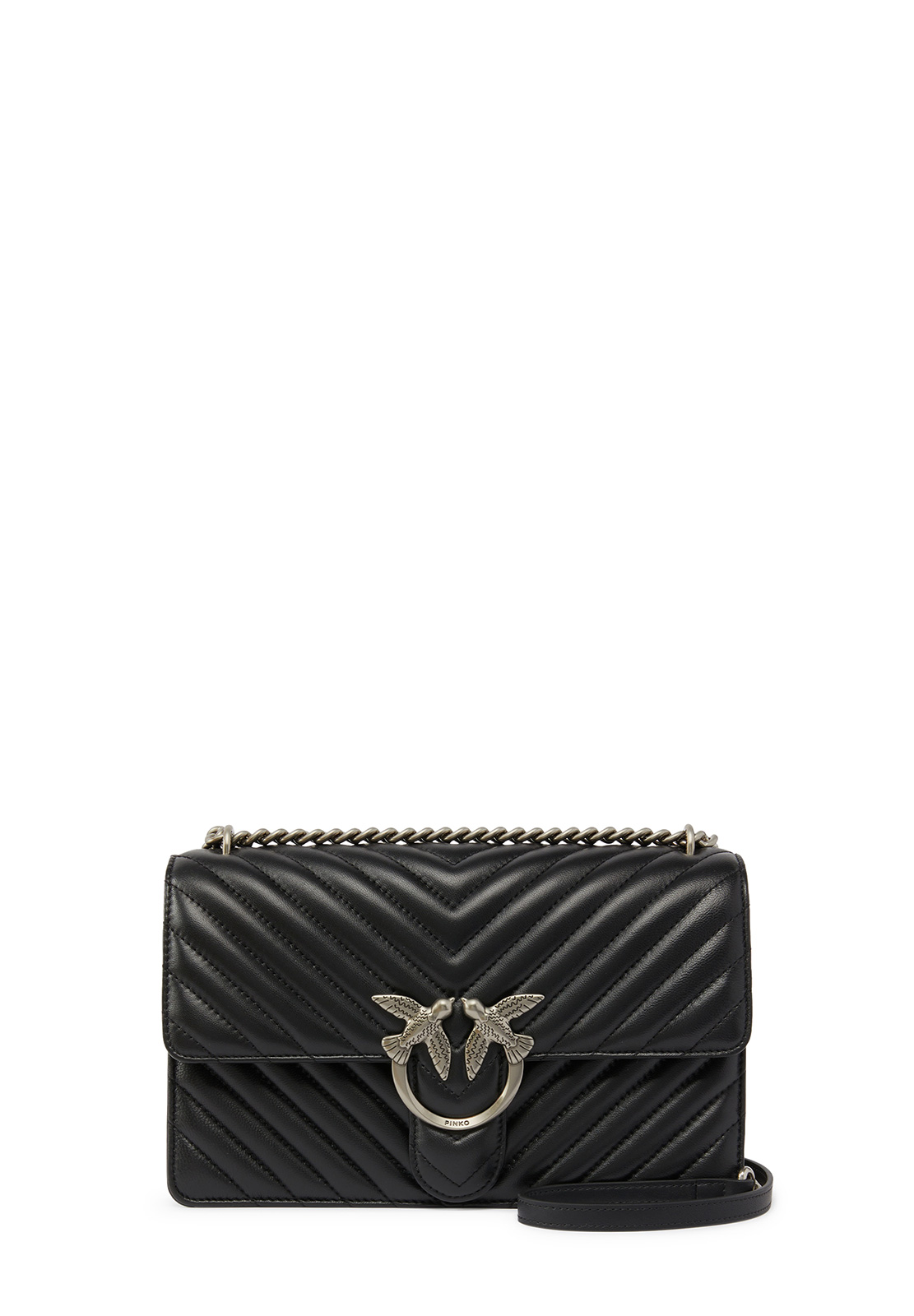 PINKO BORSA LOVE ONE CLASSIC NAPPA CHEVRON