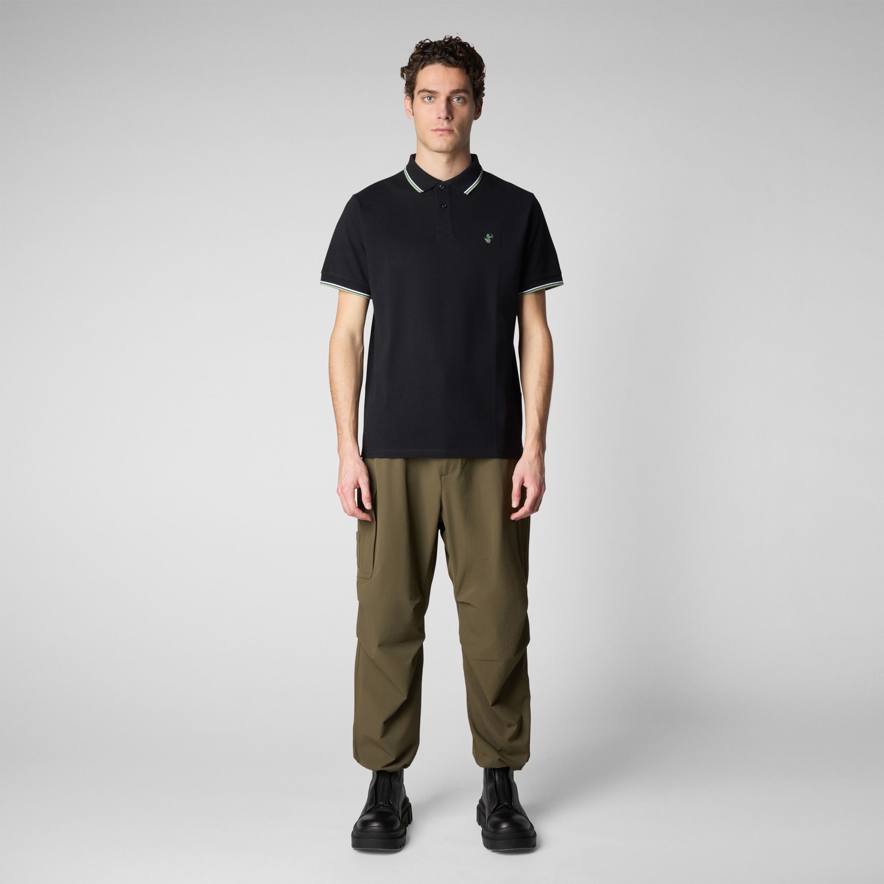 Save The Duck Polo codice RICHARD DR0136M PRIMAVERA/ESTATE Polo-taglia E Colore