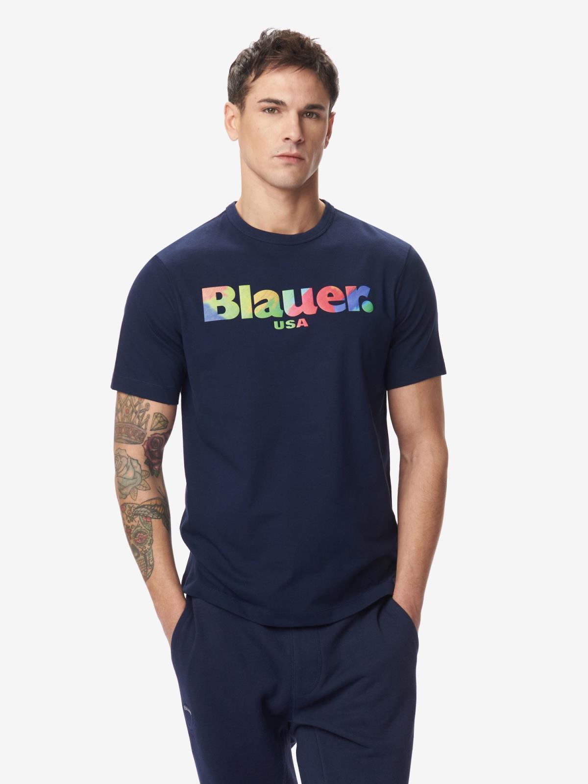 Blauer T Shirt Mc Uomo 22SBLUH02173
