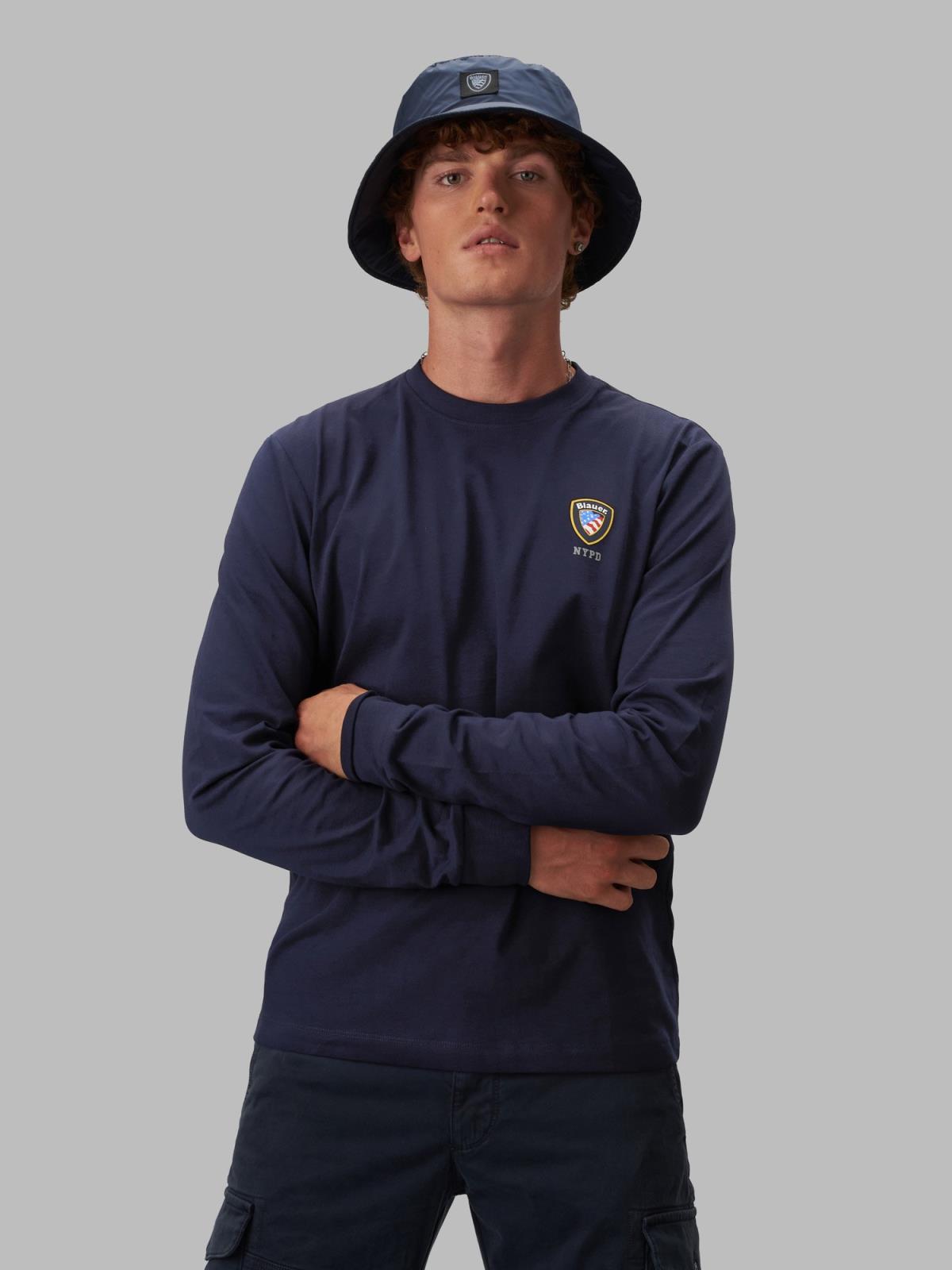 Blauer T-shirt Uomo 22WBLUH01352 006410