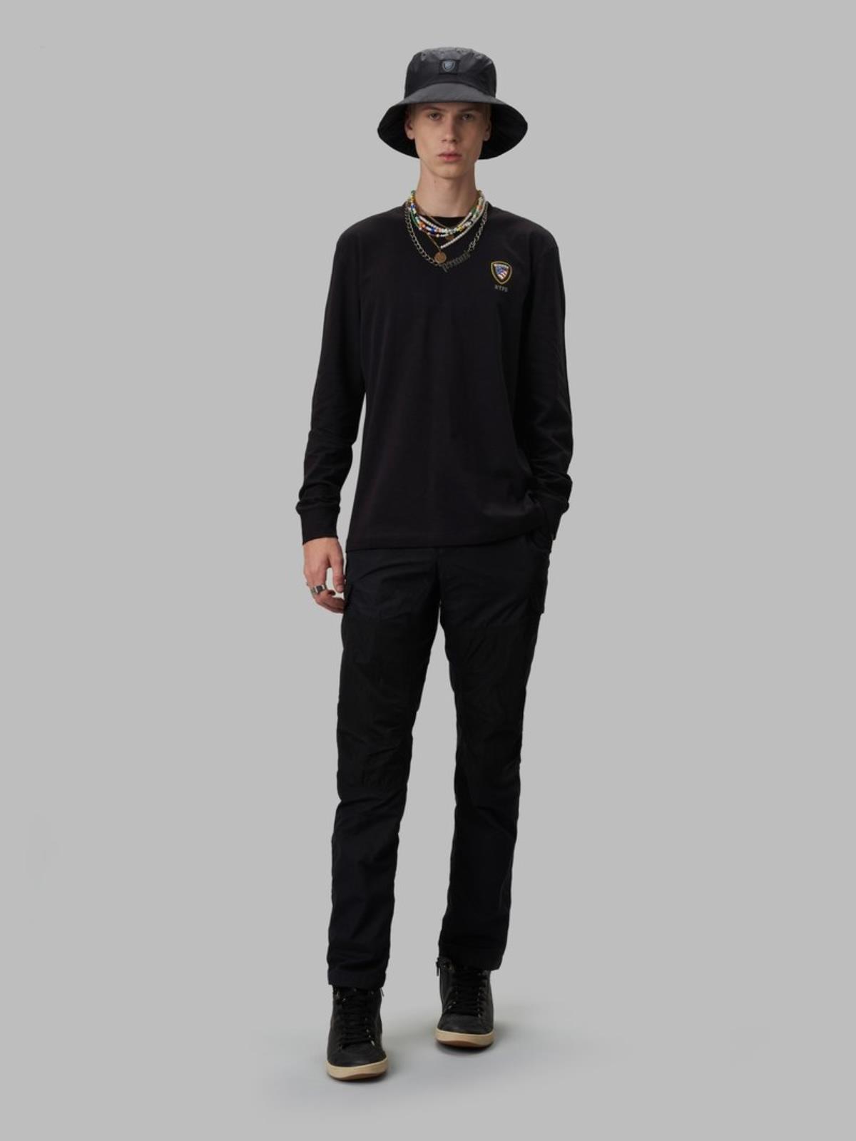 Blauer T-shirt Uomo 22WBLUH01352 006410