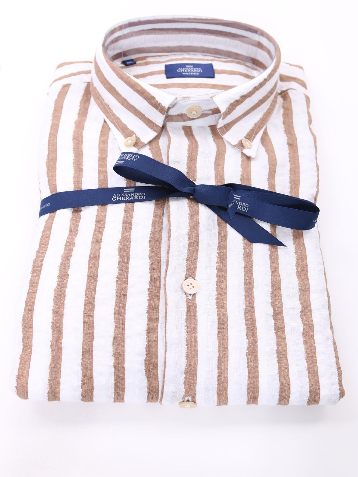 Alessandro Gherardi Camicia Uomo Bp1l-xd-7t 6653