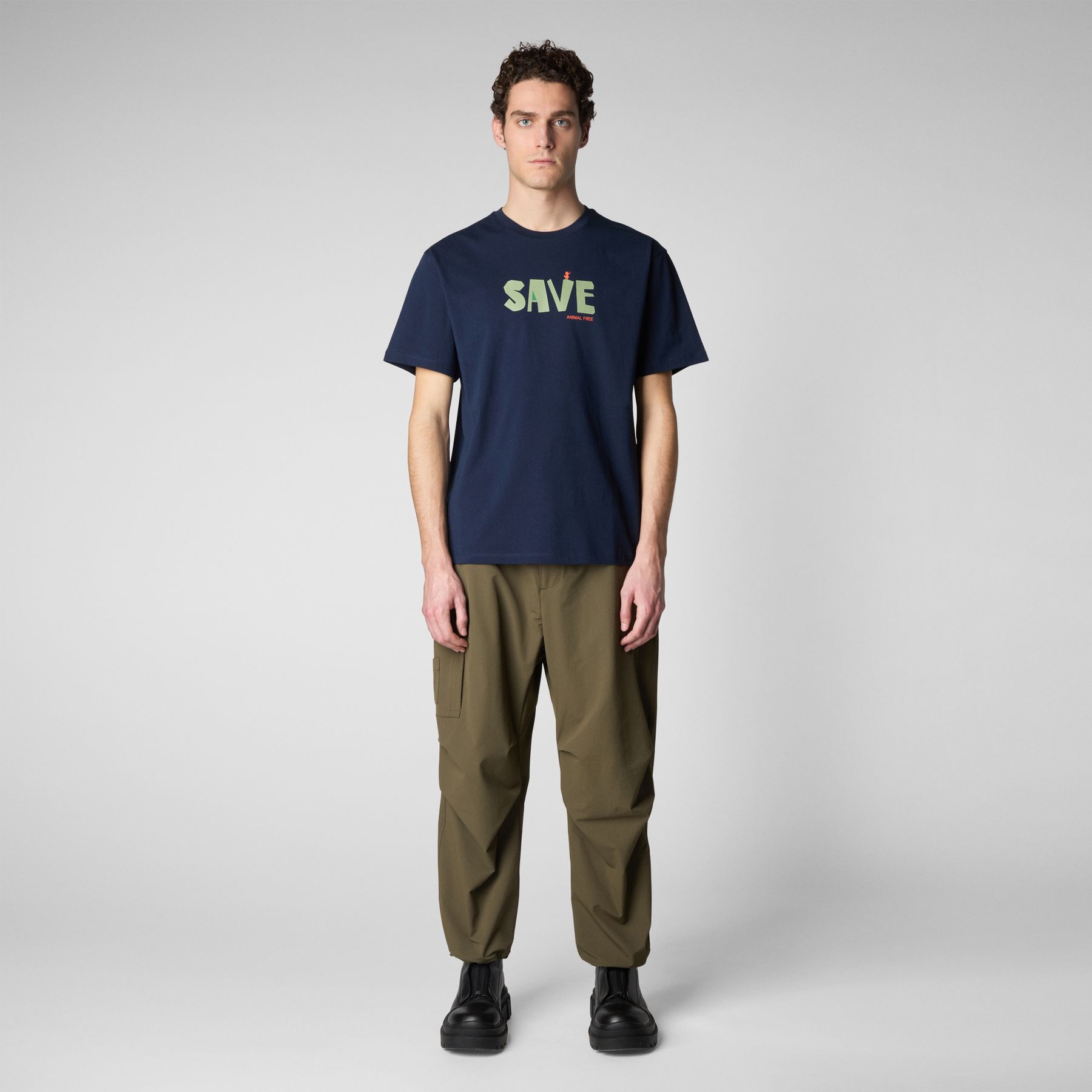 Save The Duck T-shirt codice BATU DT1198M PRIMAVERA/ESTATE T-shirt-taglia E Colore