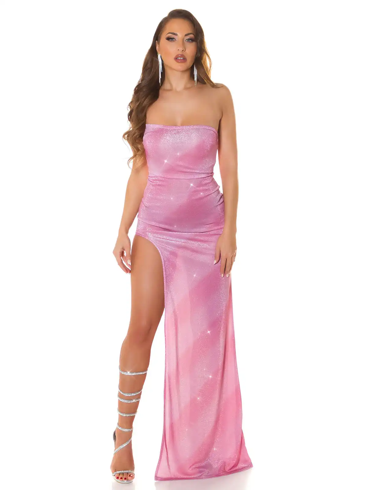 Sexy Long Party Dress Koucla with Gradient Glitter