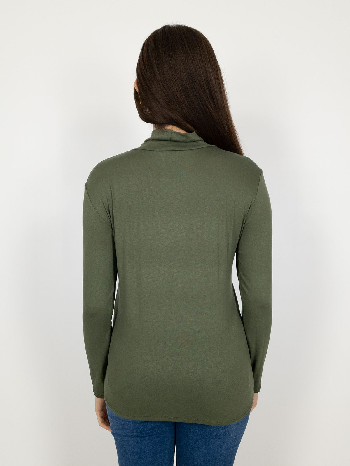 LUYAA Dolcevita Donna Maniche Lunghe Con Foro Pollice - Leggero E Slim Fit Per Autunno E Inverno - 5