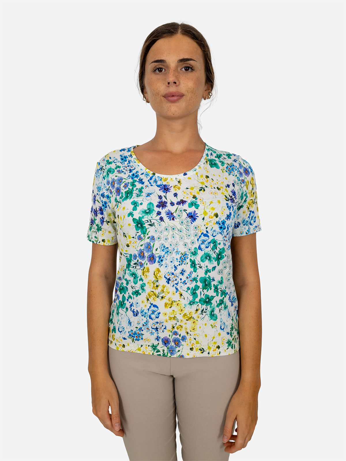Women’s summer stretch viscose T-shirt – Made in Italy