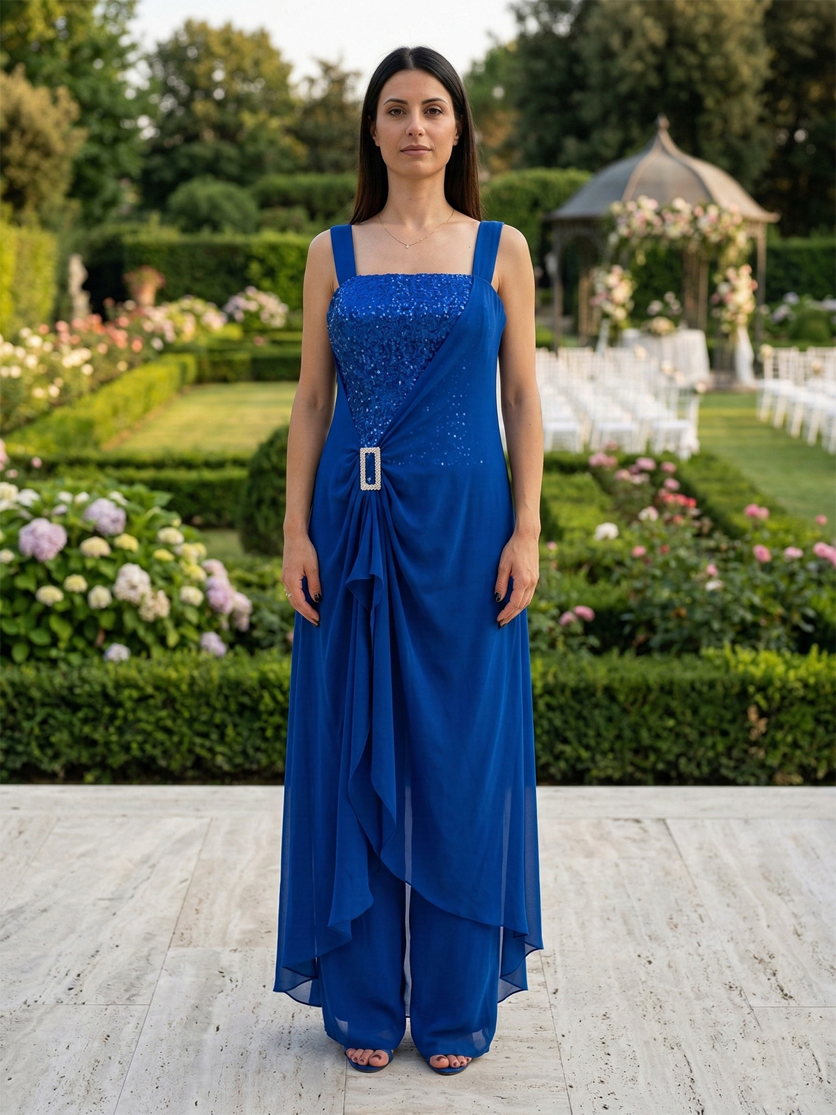Completo Pantalone e Casacca Elegante da Cerimonia A29899-2837