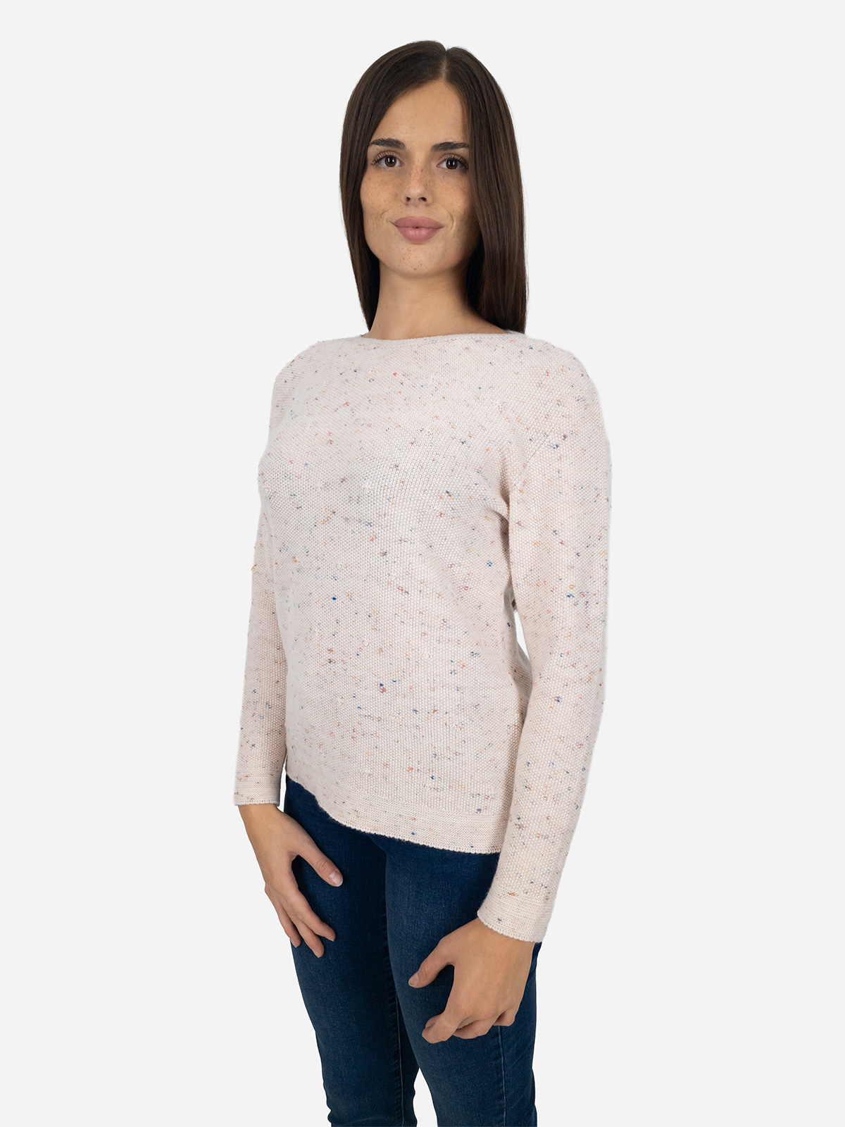 Extrafine Merino Wool Crew Neck Sweater Made in Italy