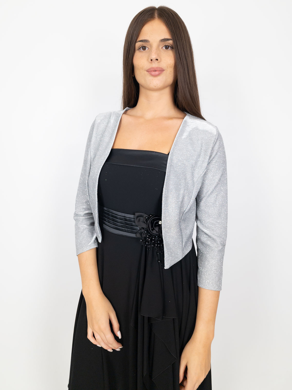 Coprispalle Corto Elegante Cerimonia Donna In Lurex
