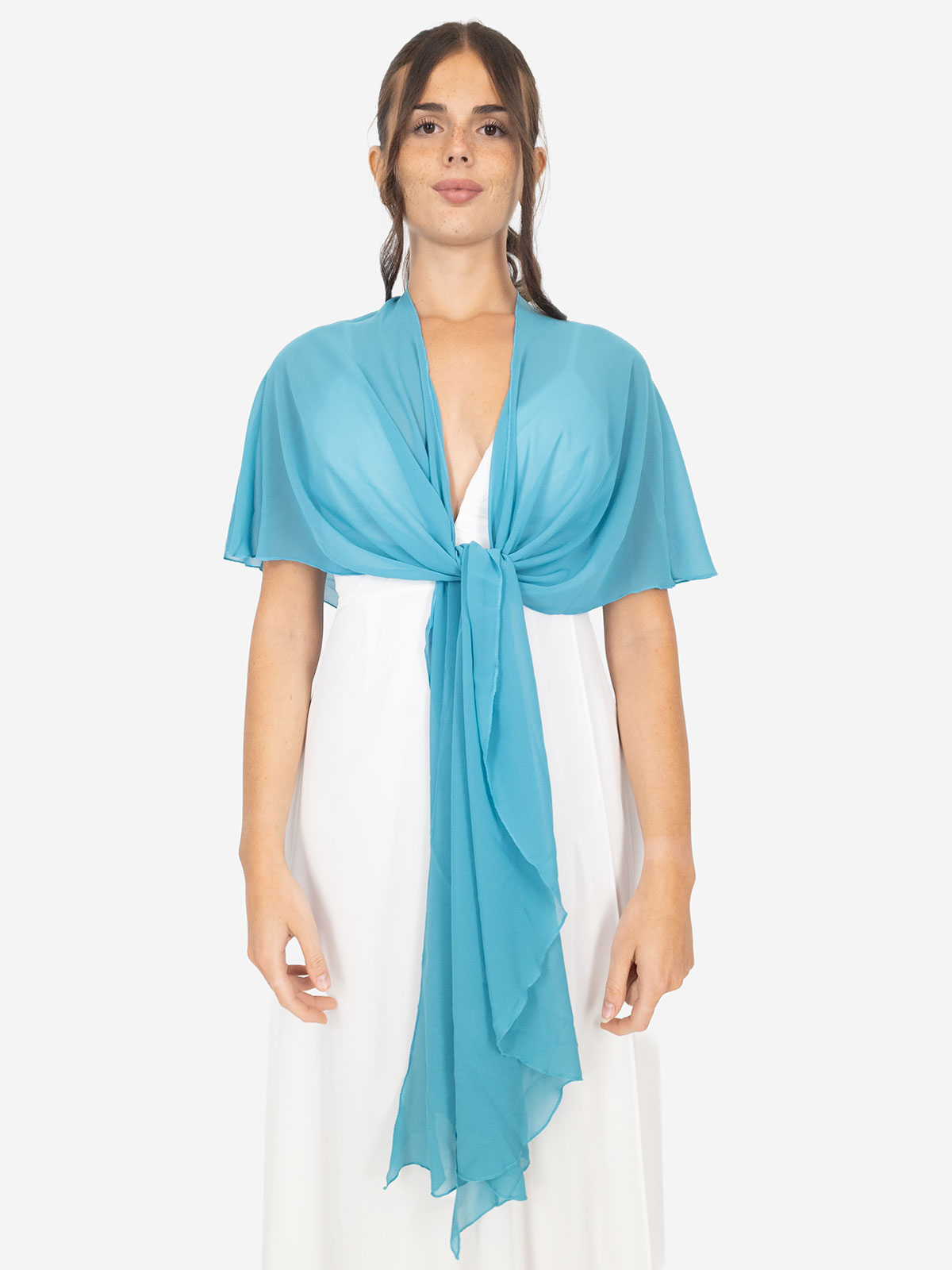 Stola Cerimonia Elegante in Georgette