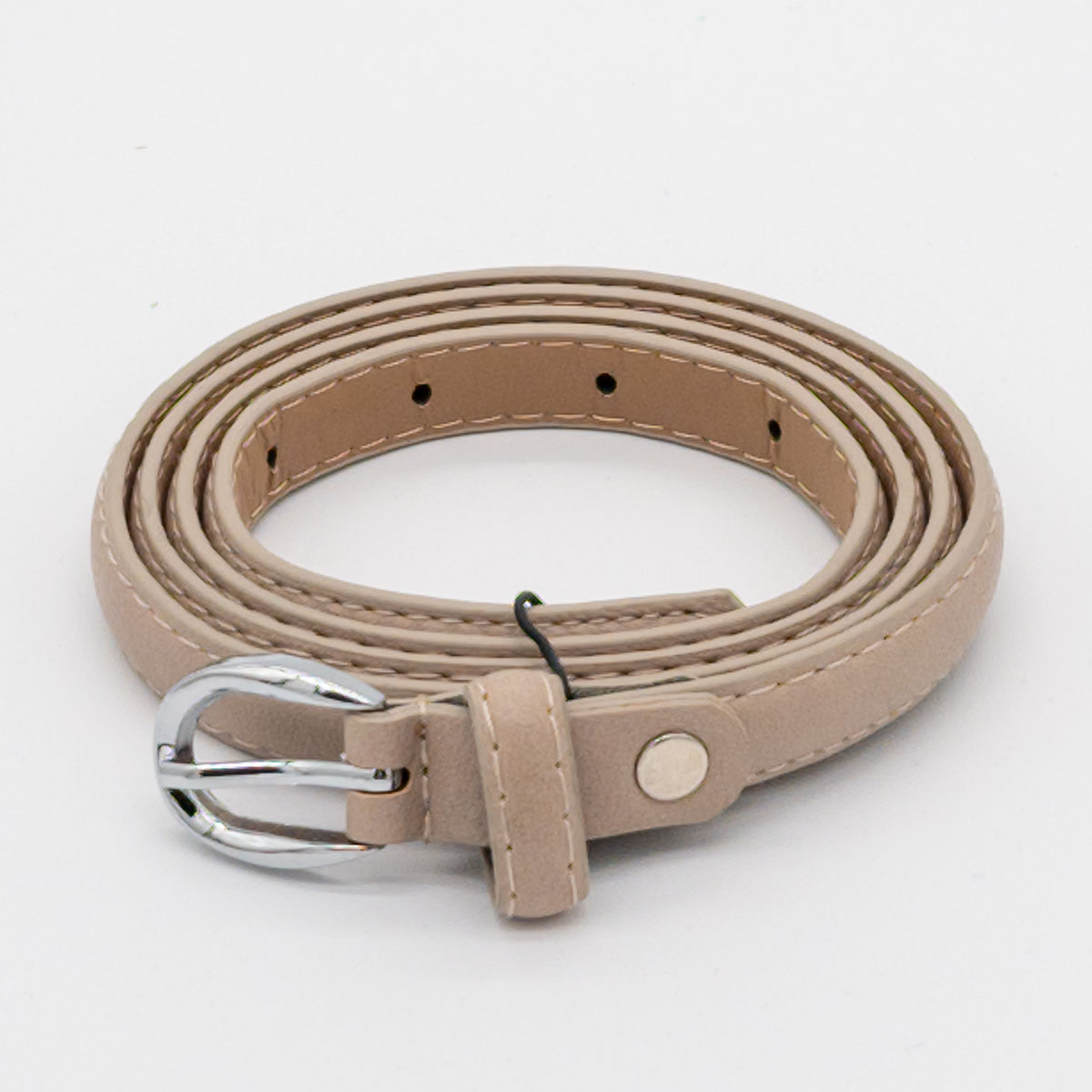 STRABELLO Cintura donna in pelle PU con fibbia argentata ZSP17041