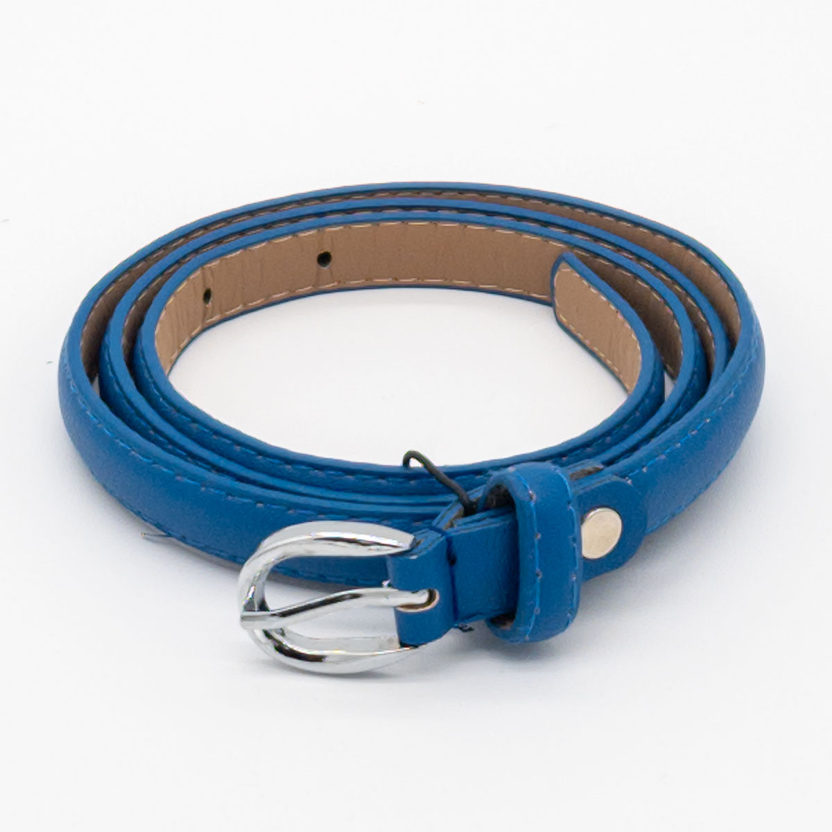 STRABELLO Cintura donna in pelle PU con fibbia argentata ZSP17041