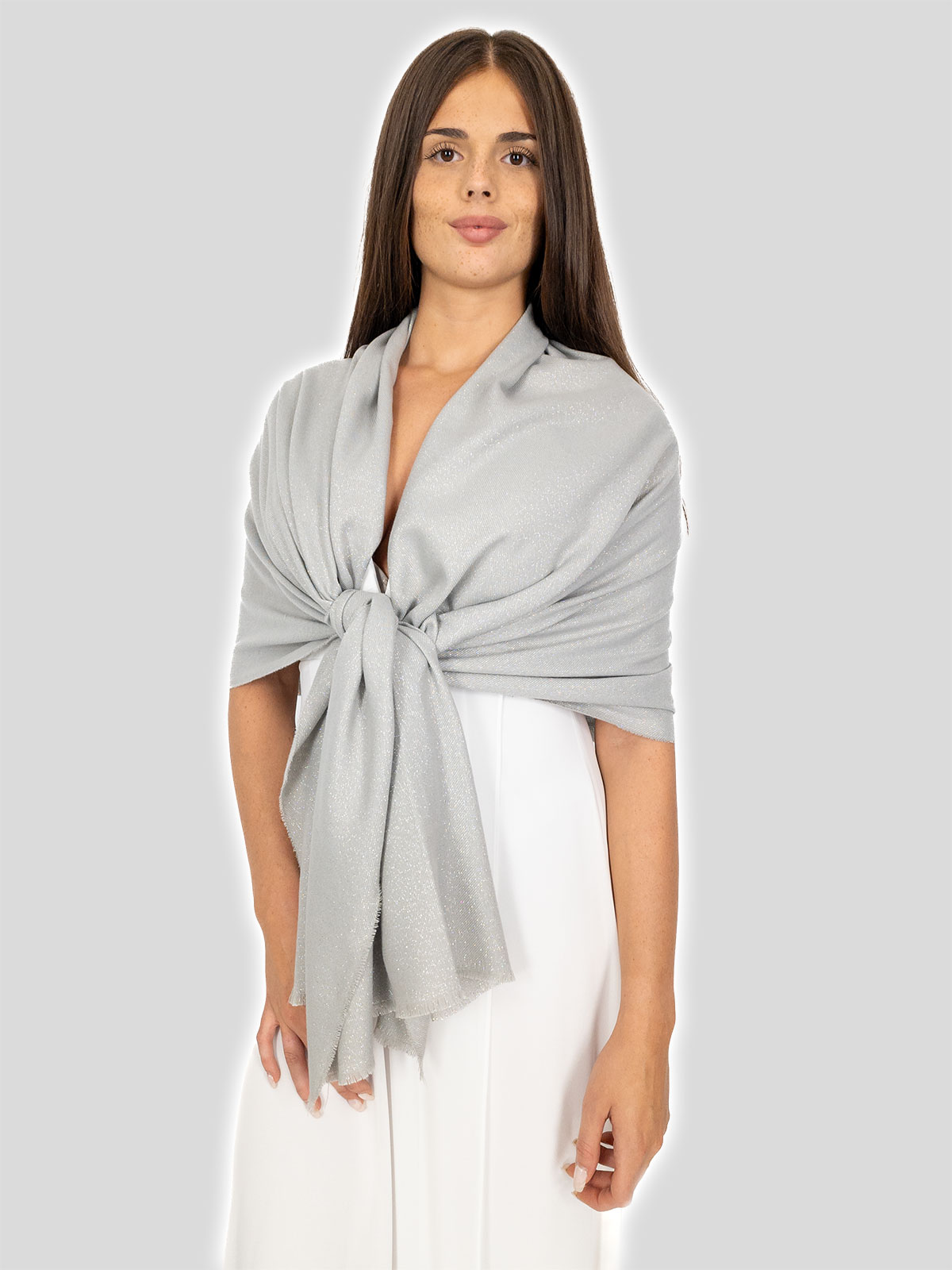 STRABELLO CERIMONIA Stola Invernale Elegante Cerimonia A Scialle Calda Glitterata