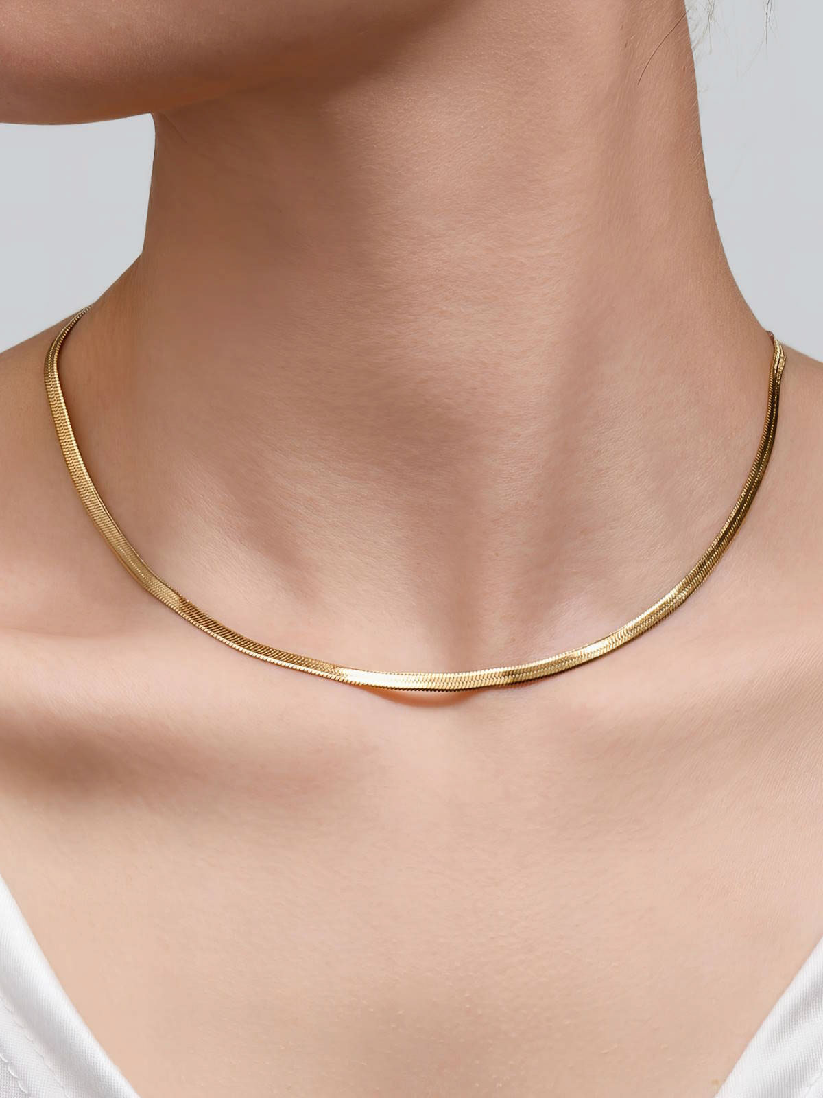 Collana Aurelia Gold - Collana Placcata in Oro 18K Resistente all'Acqua
