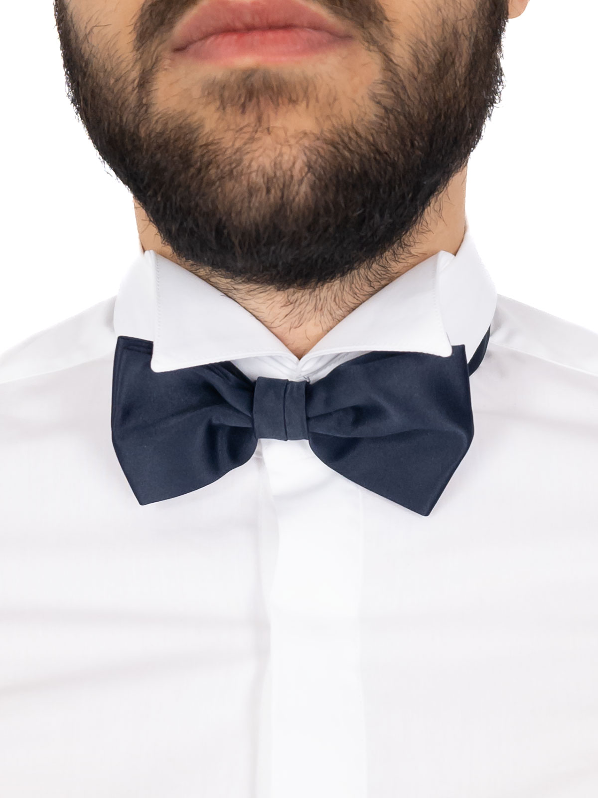 Papillon Uomo Cerimonia Con Gancino Lunghezza Regolabile