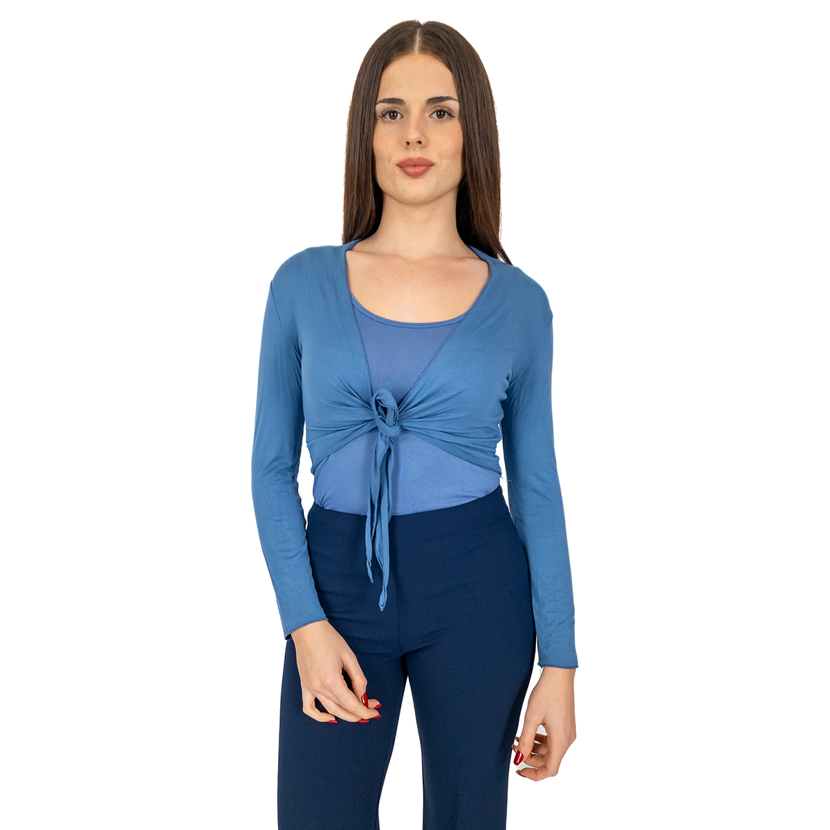 STRABELLO Coprispalle Corto Donna in Viscosa Stile Semplice e Pratico