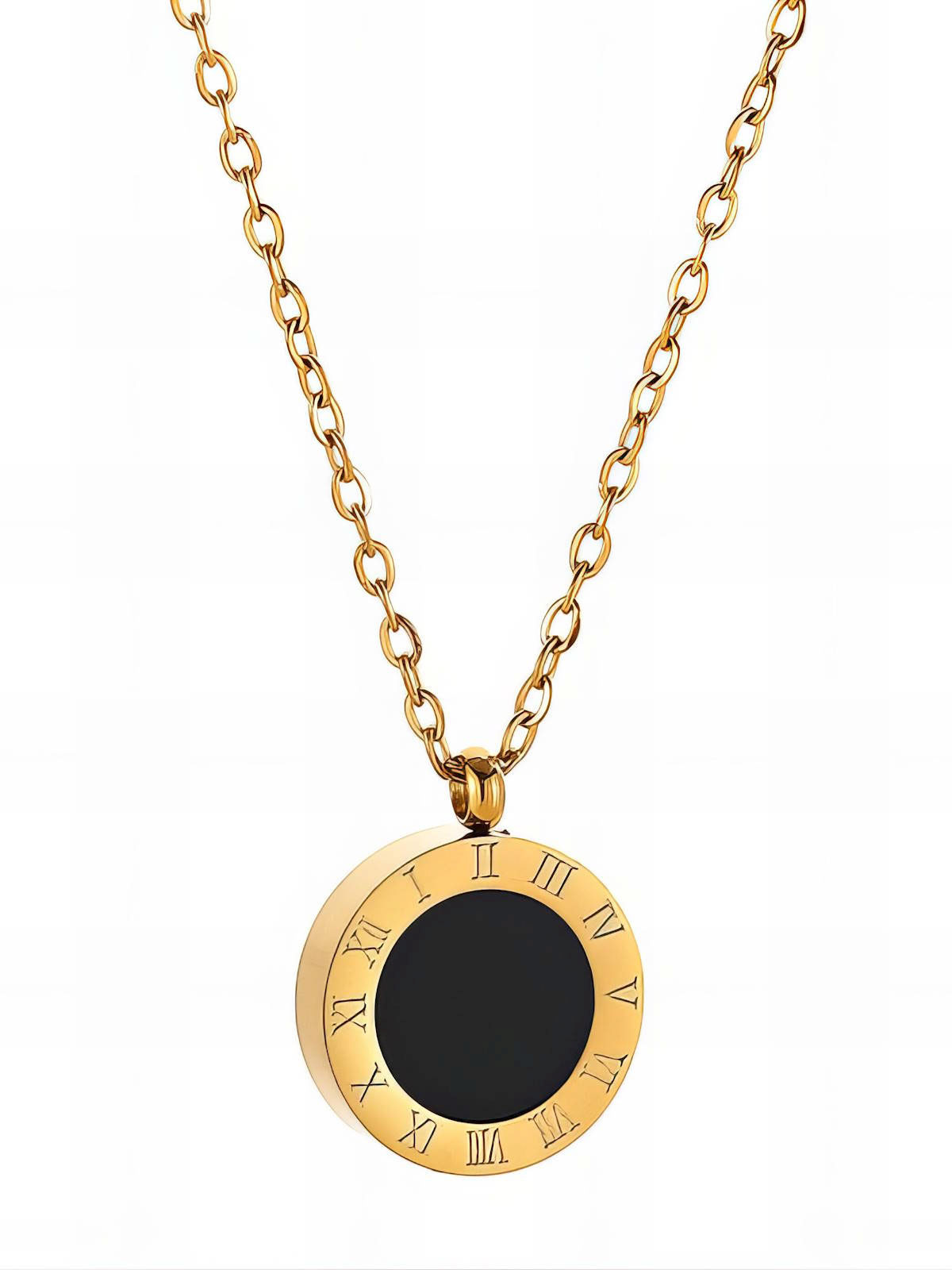 Strabello Bijoux Collana Oro 18K con Pendente Rotondo 87762-0