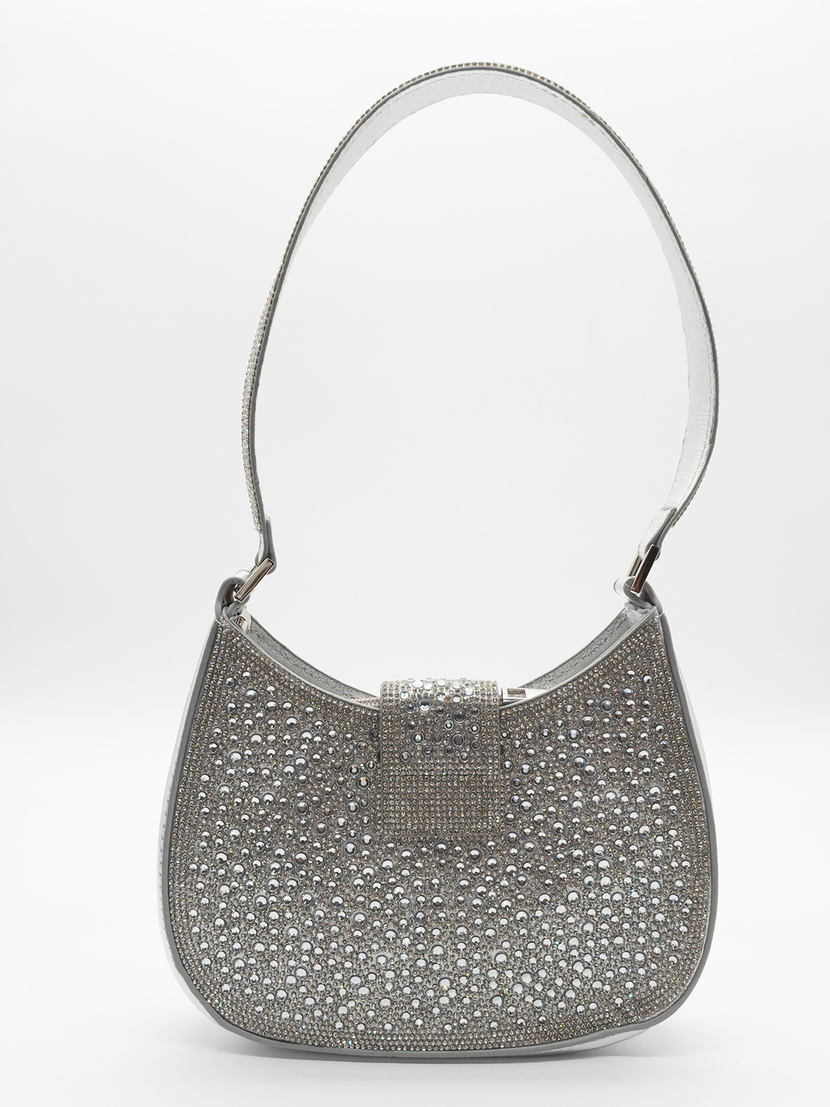 Parliky Catena Per Borsa In Lega Con Strass – Tracolla Rimovibile E Decorativa, Lunga 50 Cm, Per Borse E Pochette, Accessorio Di Ricambio Elegante