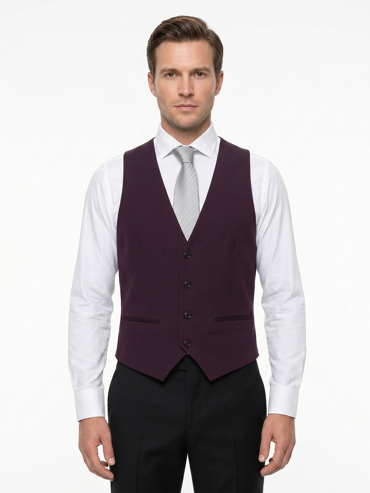 Gilet Elegante Uomo Slim Fit Drop 8 da Cerimonia