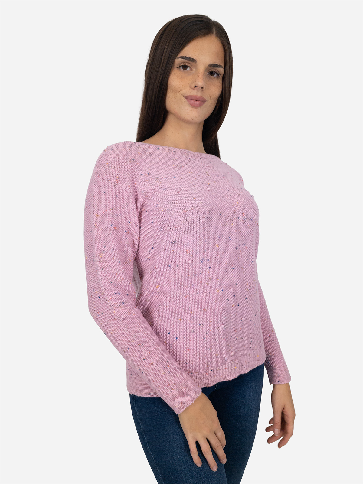 Extrafine Merino Wool Crew Neck Sweater Made in Italy