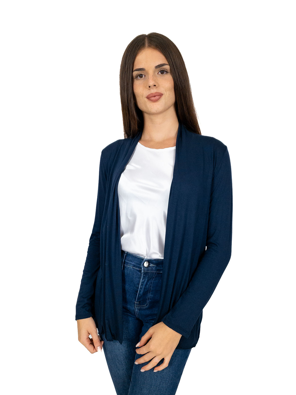 Women’s Long Open Cardigan Slim Fit