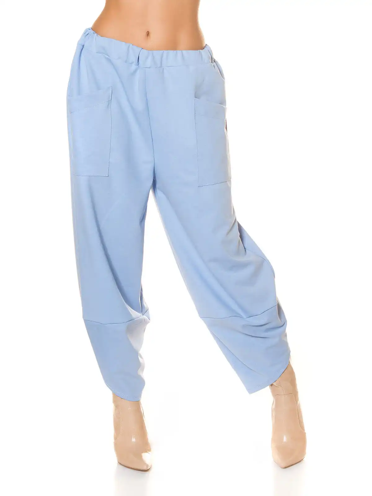 Pantaloni sexy a vita alta Koucla con vestibilità ampia