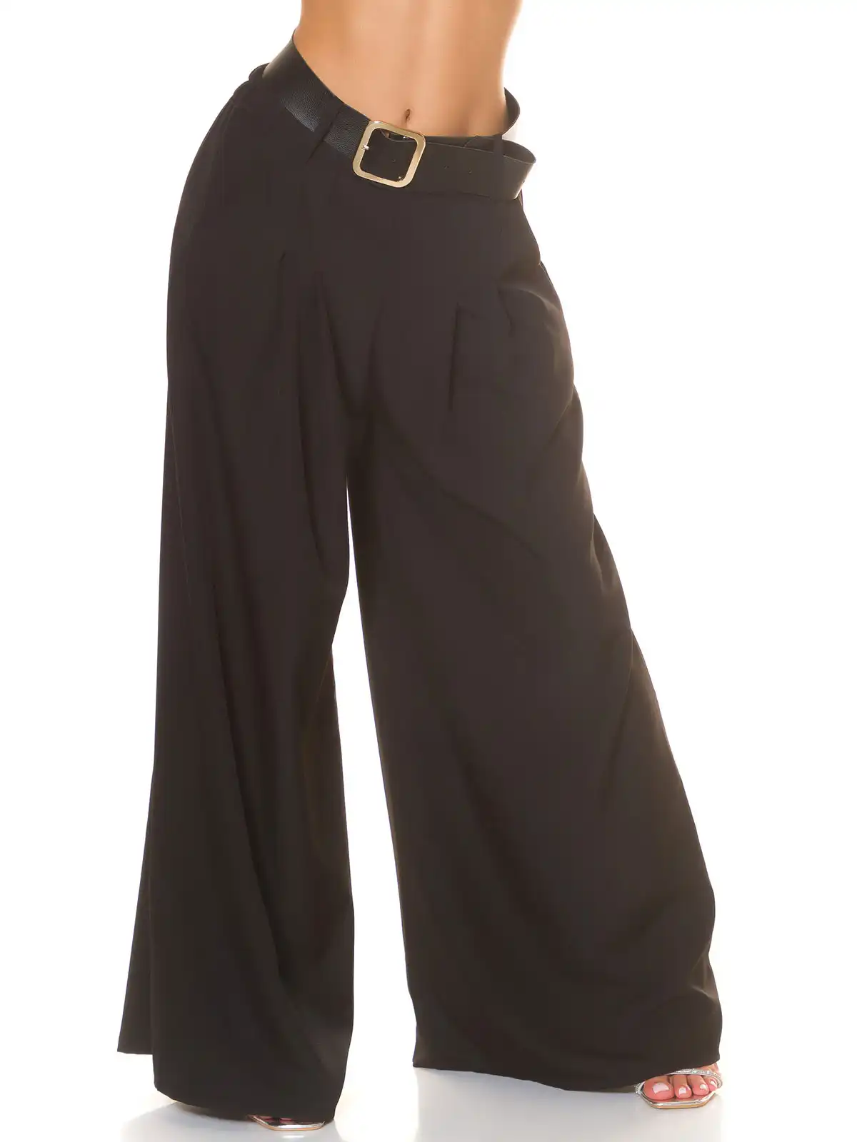 KOUCLA Pantaloni Koucla a Vita Alta con Gamba Larga e Cintura 0000H6321