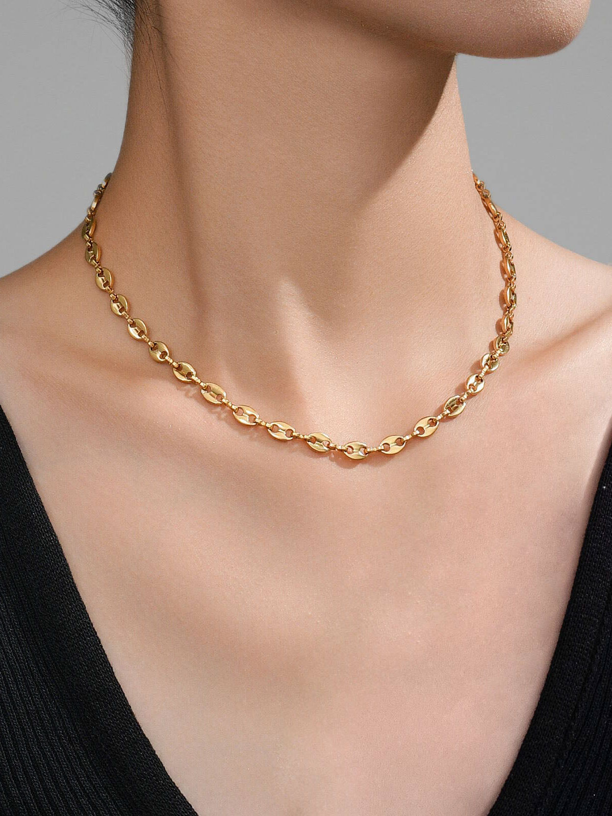 Strabello Bijoux Goldshell Necklace 87349-0