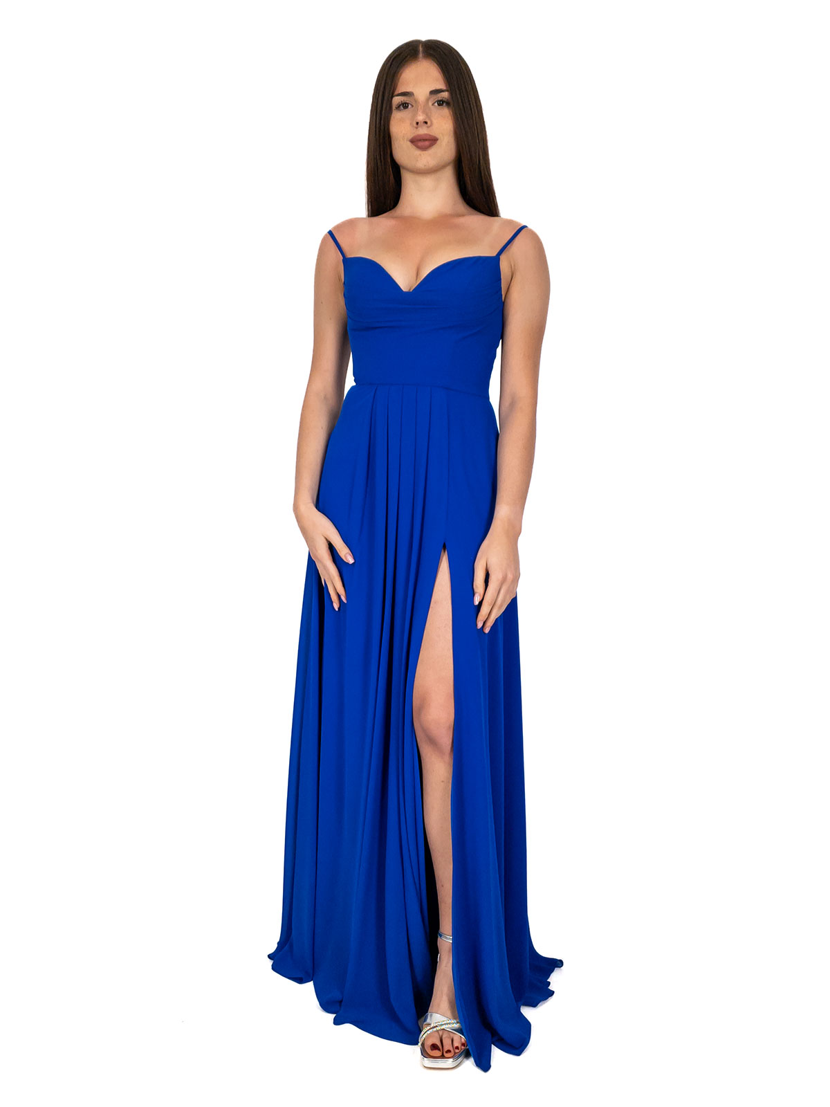 Abito Lungo Elegante con Spacco – Perfetto per Cerimonie