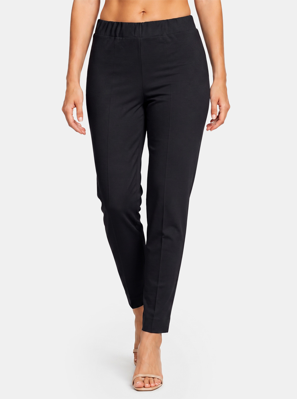 Women’s Summer Stretch Slim Fit Pants with Elastic Waist Made in Italy