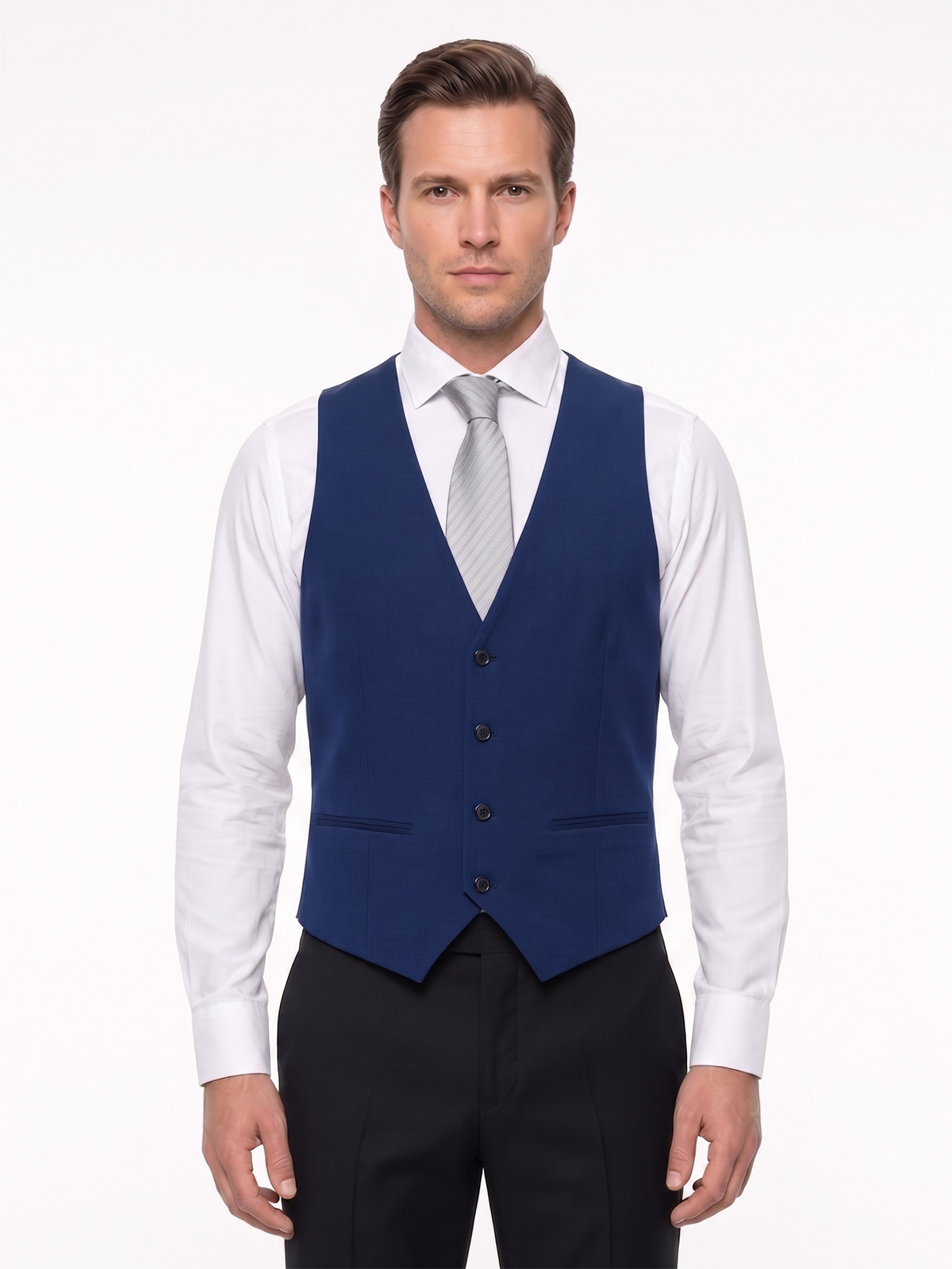 Gilet Elegante Uomo Slim Fit Drop 8 da Cerimonia