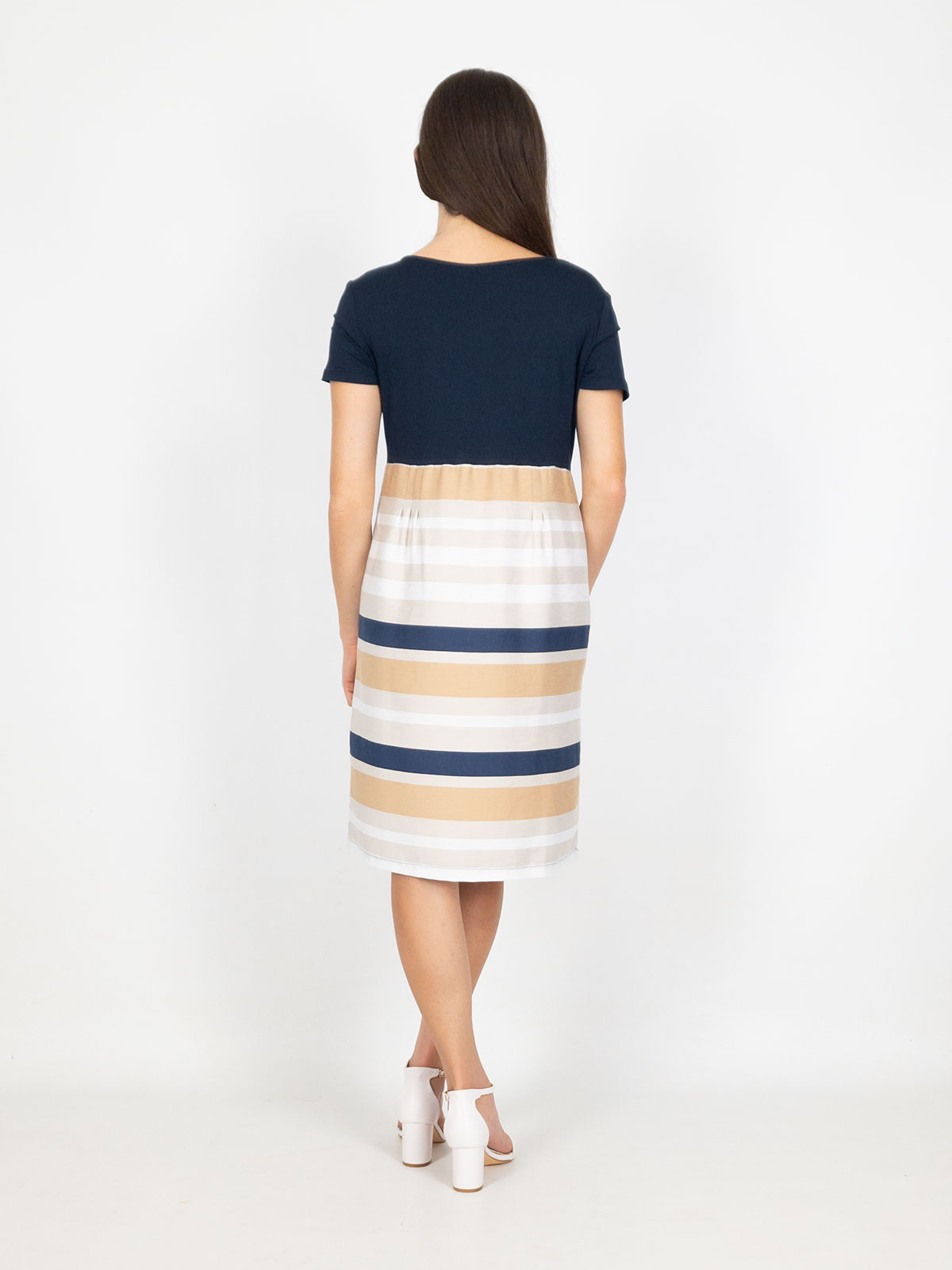 Vestito Donna Estivo Corto Al Ginocchio Leggero E Casual