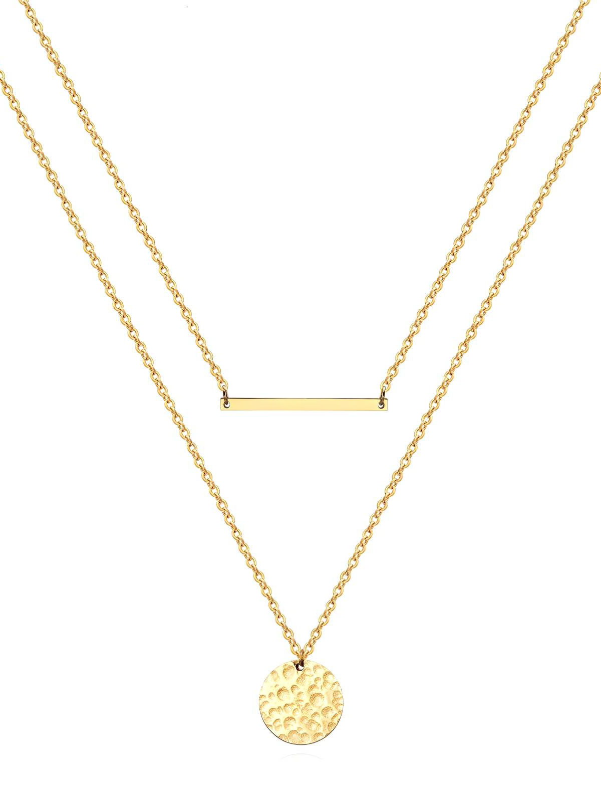5 pz 18 K Colore Oro PVD Placcato Acciaio Inossidabile Cuba Croce O Ondulazione Collana A Catena Intrecciata Catena Regolabile Collana FAI DA TE All'ingrosso  36