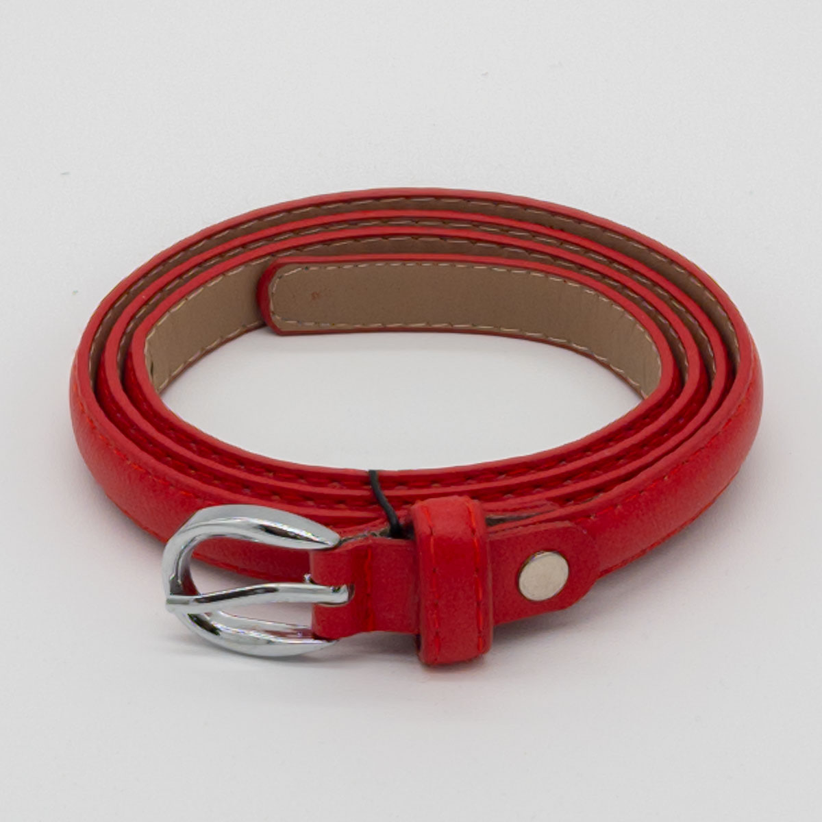 STRABELLO Cintura donna in pelle PU con fibbia argentata ZSP17041