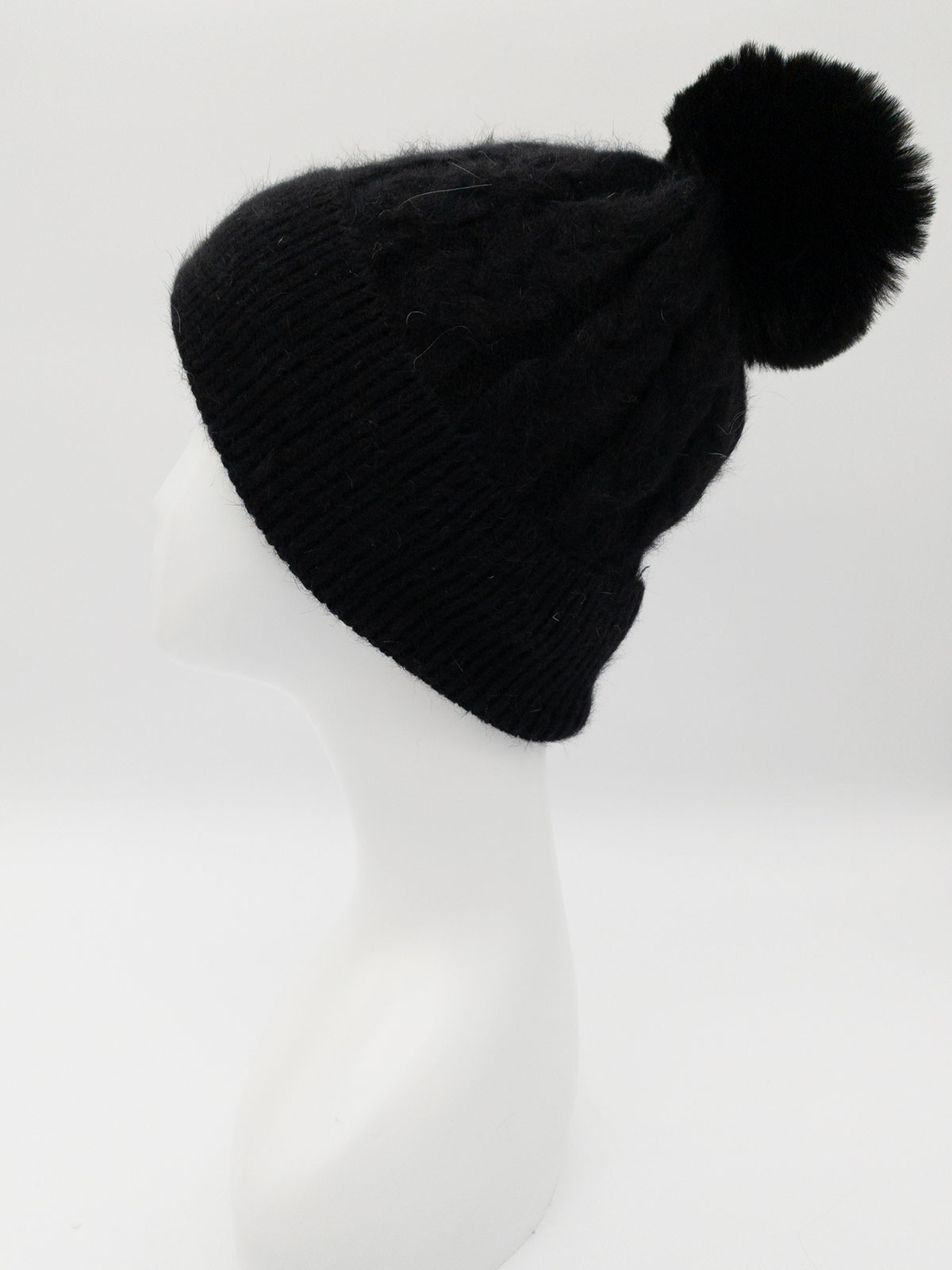 Cappello Invernale Donna Con Pompon Elegante