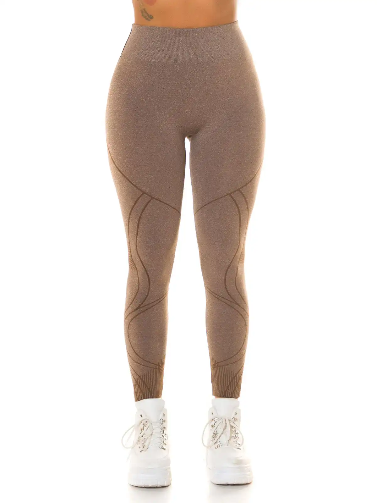 KOUCLA Leggings Modellanti a Vita Alta con Scrunch 0000HL-1367