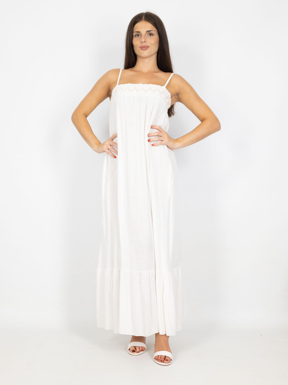 Vestito Donna Estivo Lungo da Giorno Femminile Casual Leggero