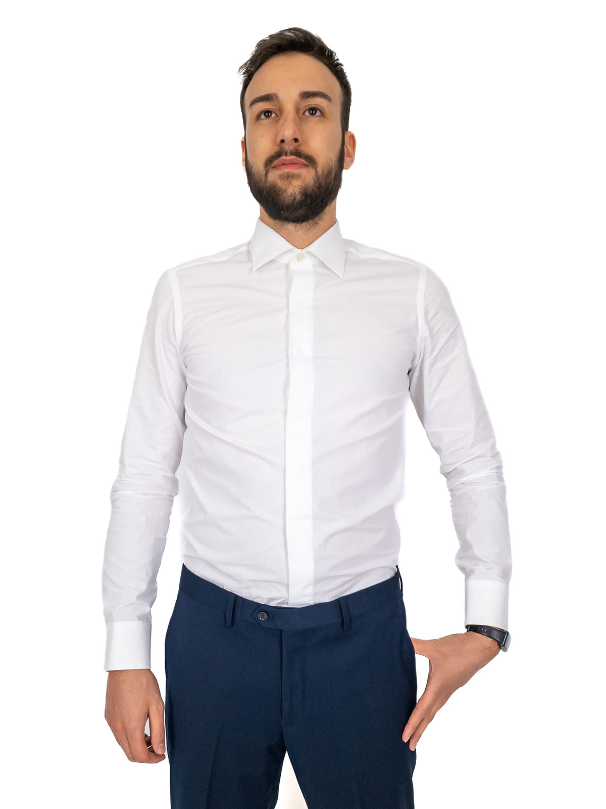 Camicia Bianca da Uomo Comfort Fit: Eleganza e Comfort per Ogni Occasione