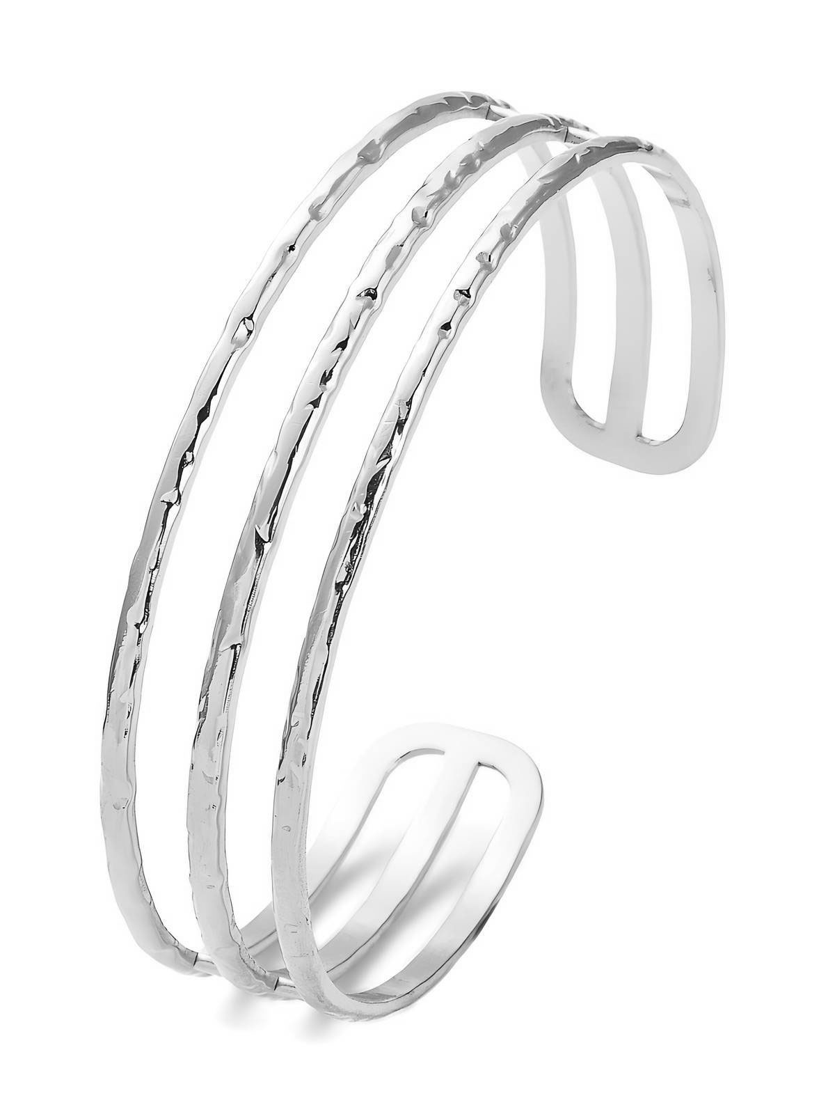 Bracciale da donna a treccia con sfere interamente in acciaio