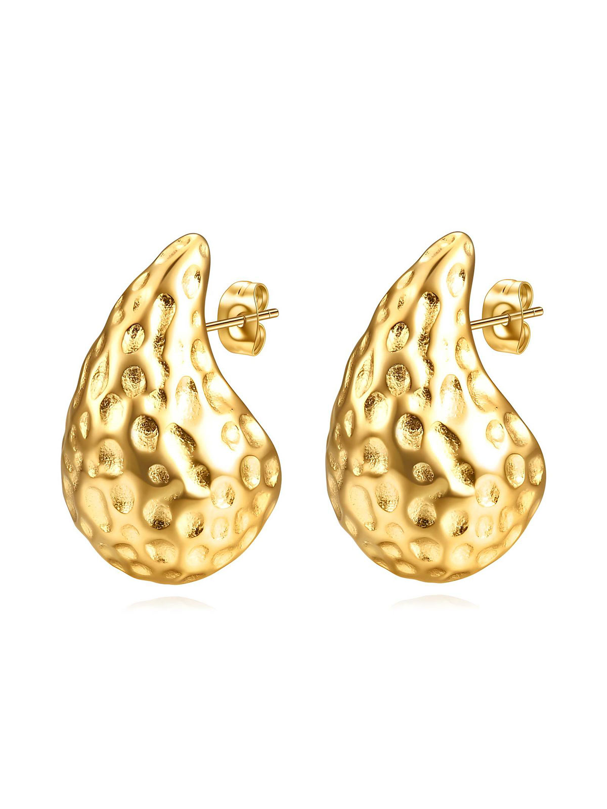 Orecchini Clip XL Lieveva Paris, Placcati Argento, Forma Ovale 2x3 Cm, Stile Art Déco - Foto 3