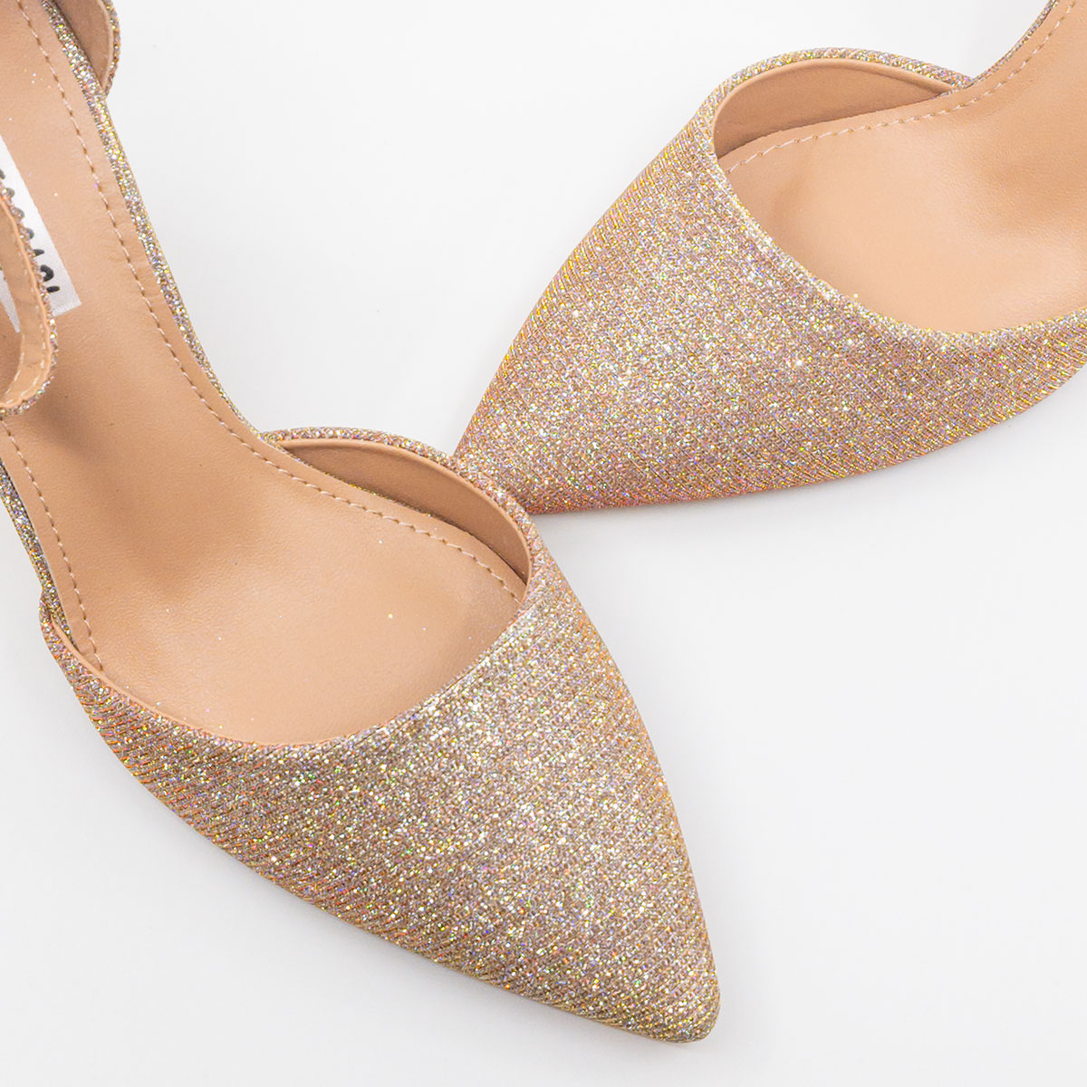 Tacchi Scarpe Cerimonia Donna Online Décolleté Bronzo Glitterate