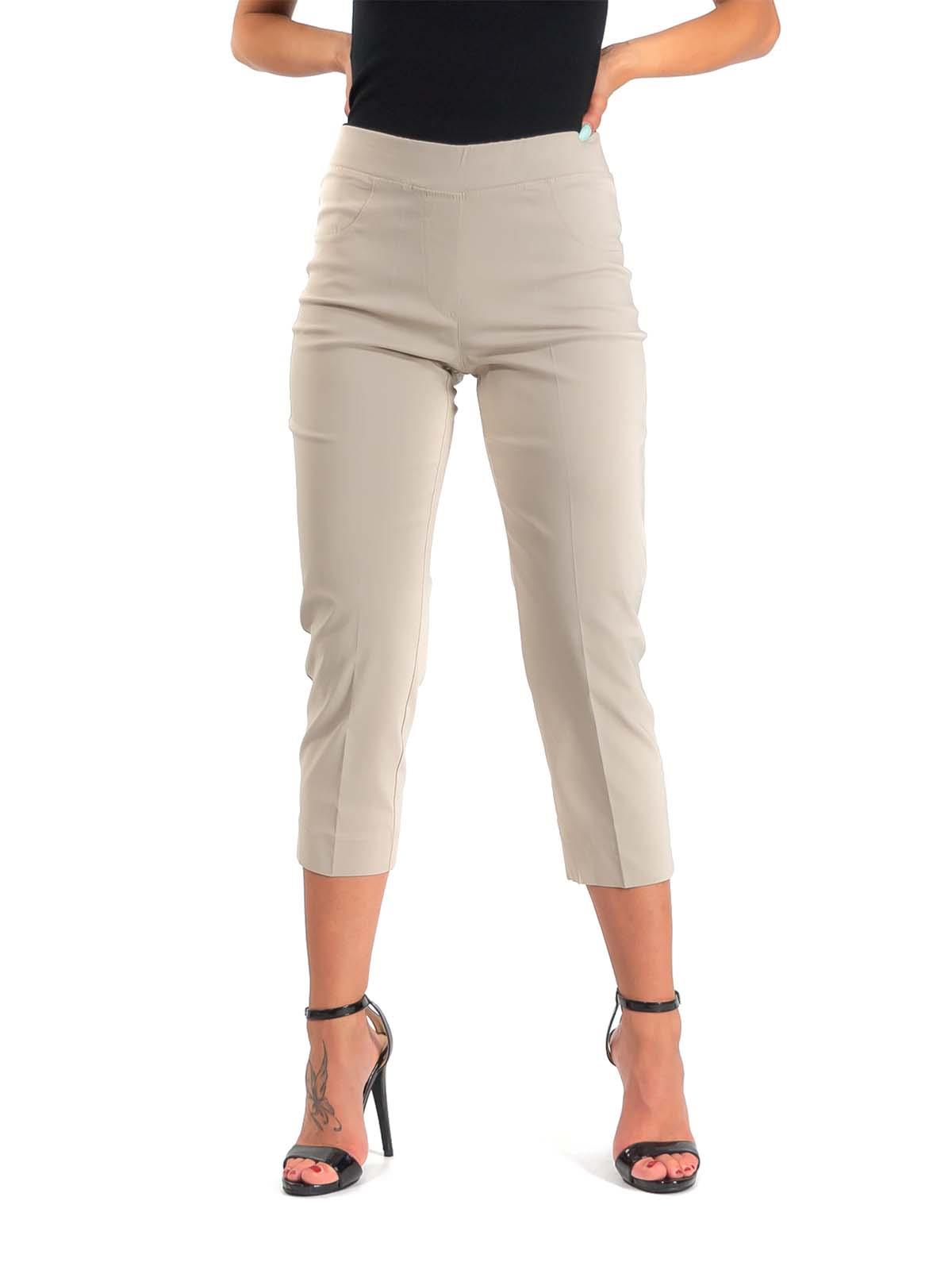 STRABELLO Pantaloni Pinocchietti Donna Estivi Leggeri Elasticizzati