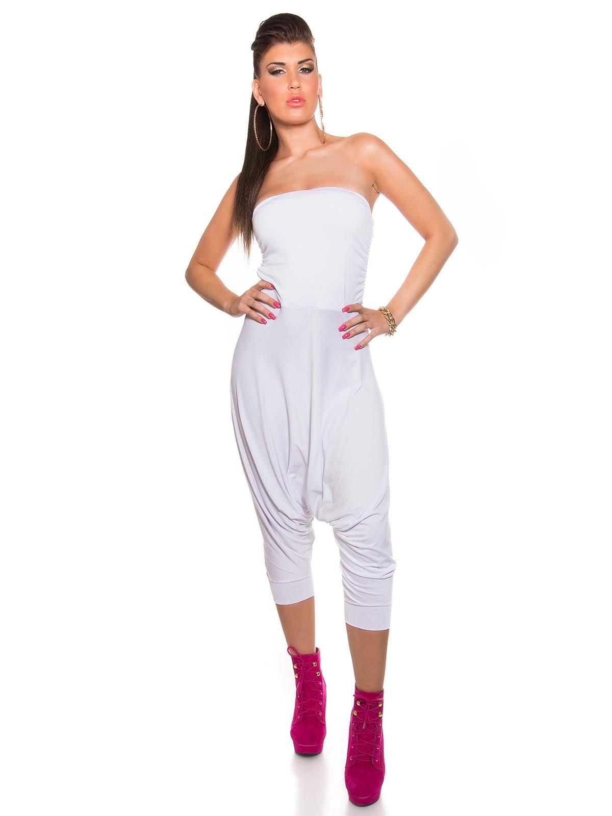 KOUCLA Tuta Corta Intera Donna Cavallo Basso Casual Jumpsuit In Viscosa