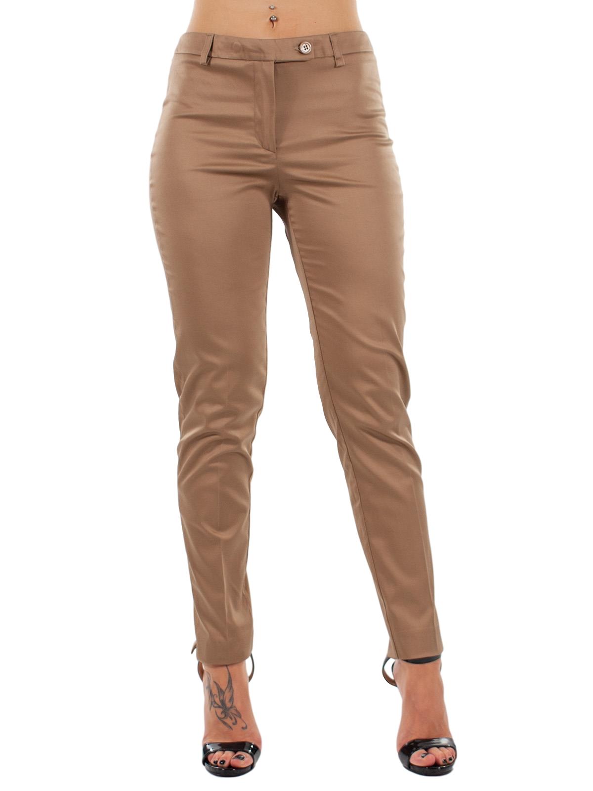CARMEN Pantaloni slim in cotone 110-2144-SAT