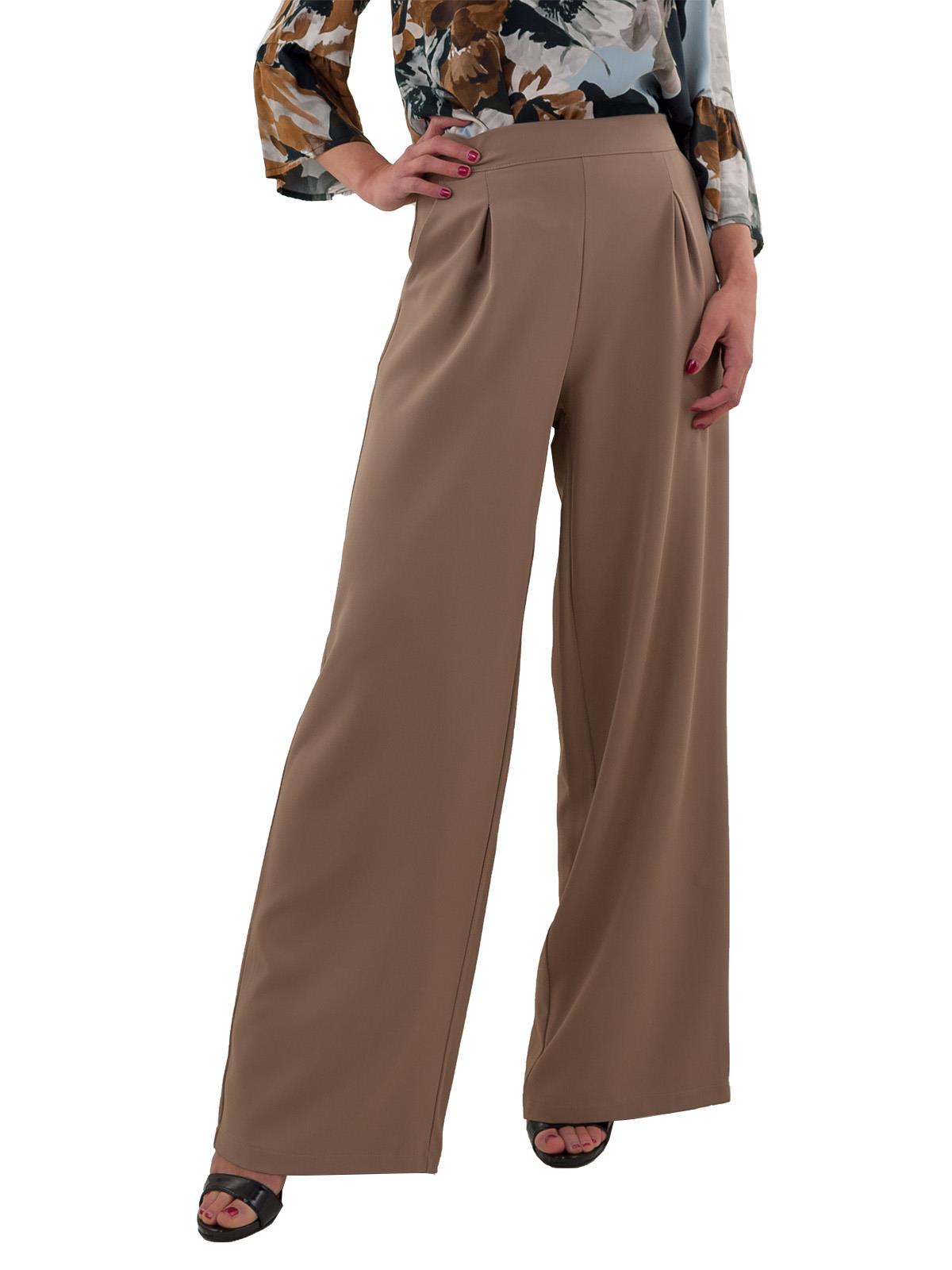 CARMEN Pantaloni palazzo ZIRCONE